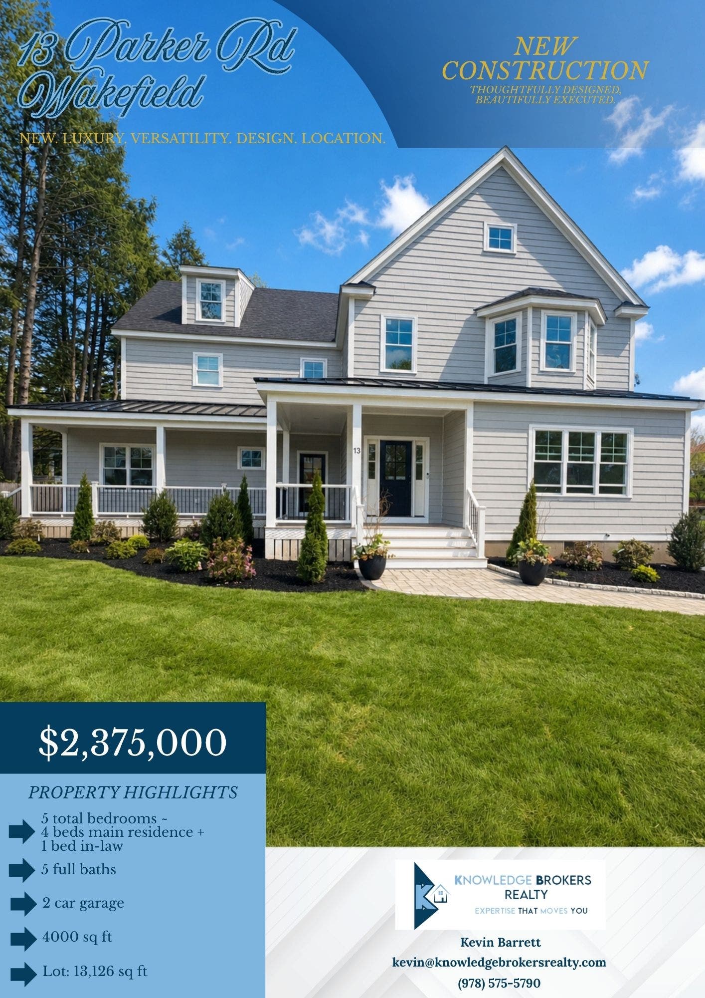 Multi-generational new construction home for sale!
