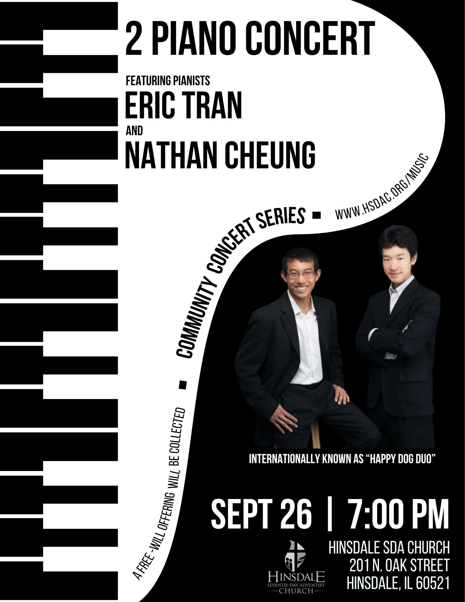2 Piano Concert featuring Eric Tran & Nathan Cheung