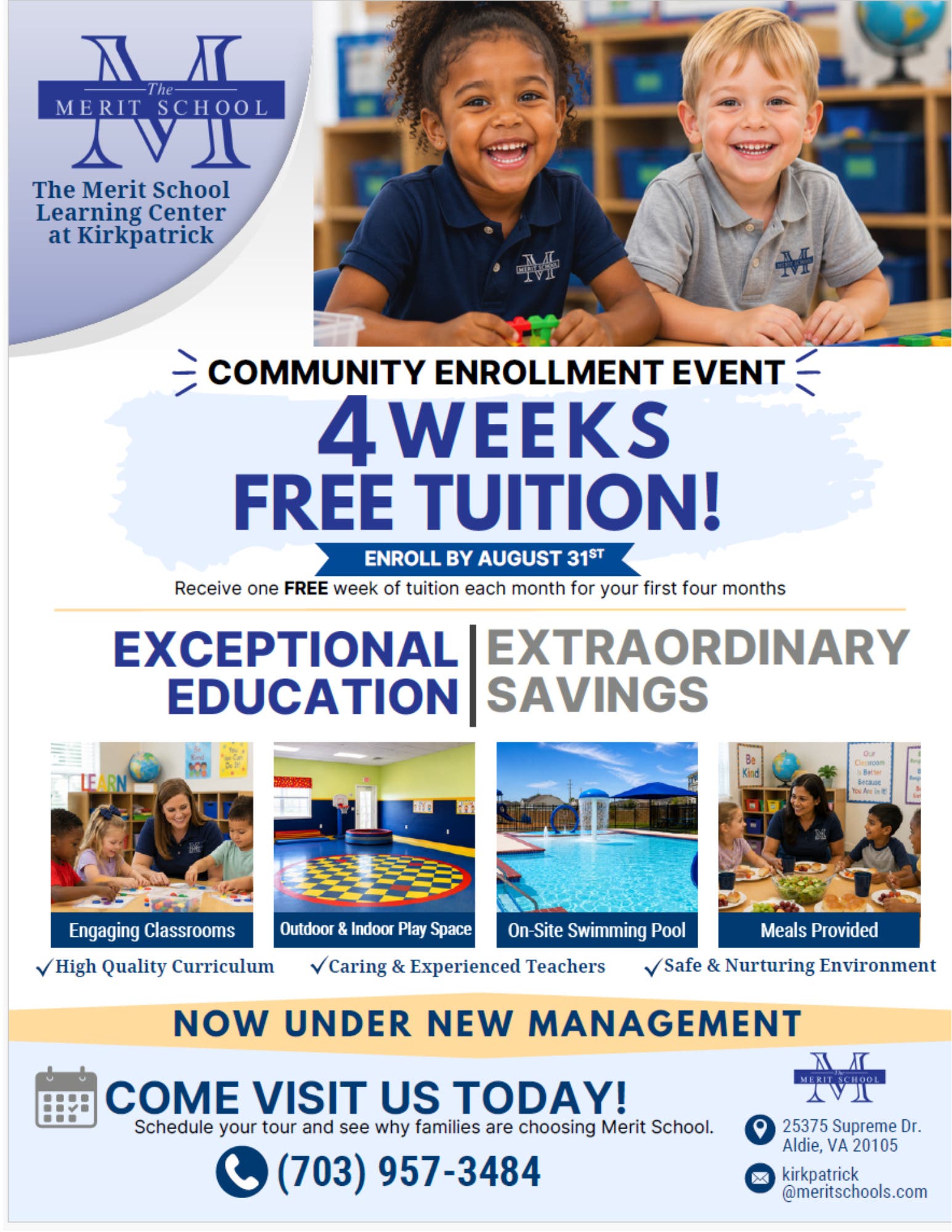 Merit Learning Center of Kirkpatrick: SPECIAL PROMOTION