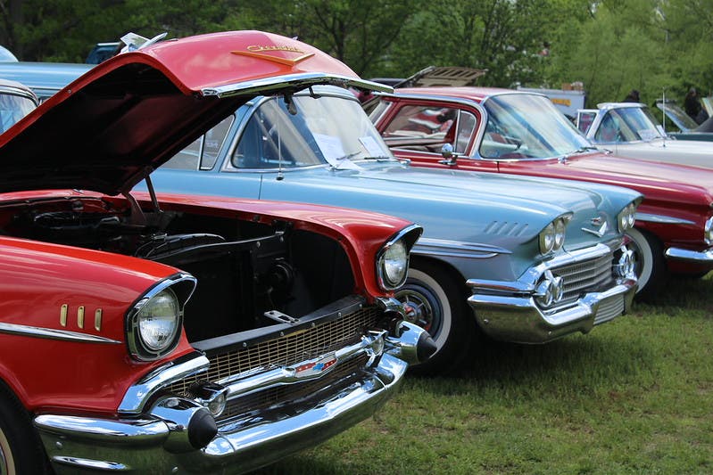 Antique Car Show & Flea Market at Linvilla Orchards