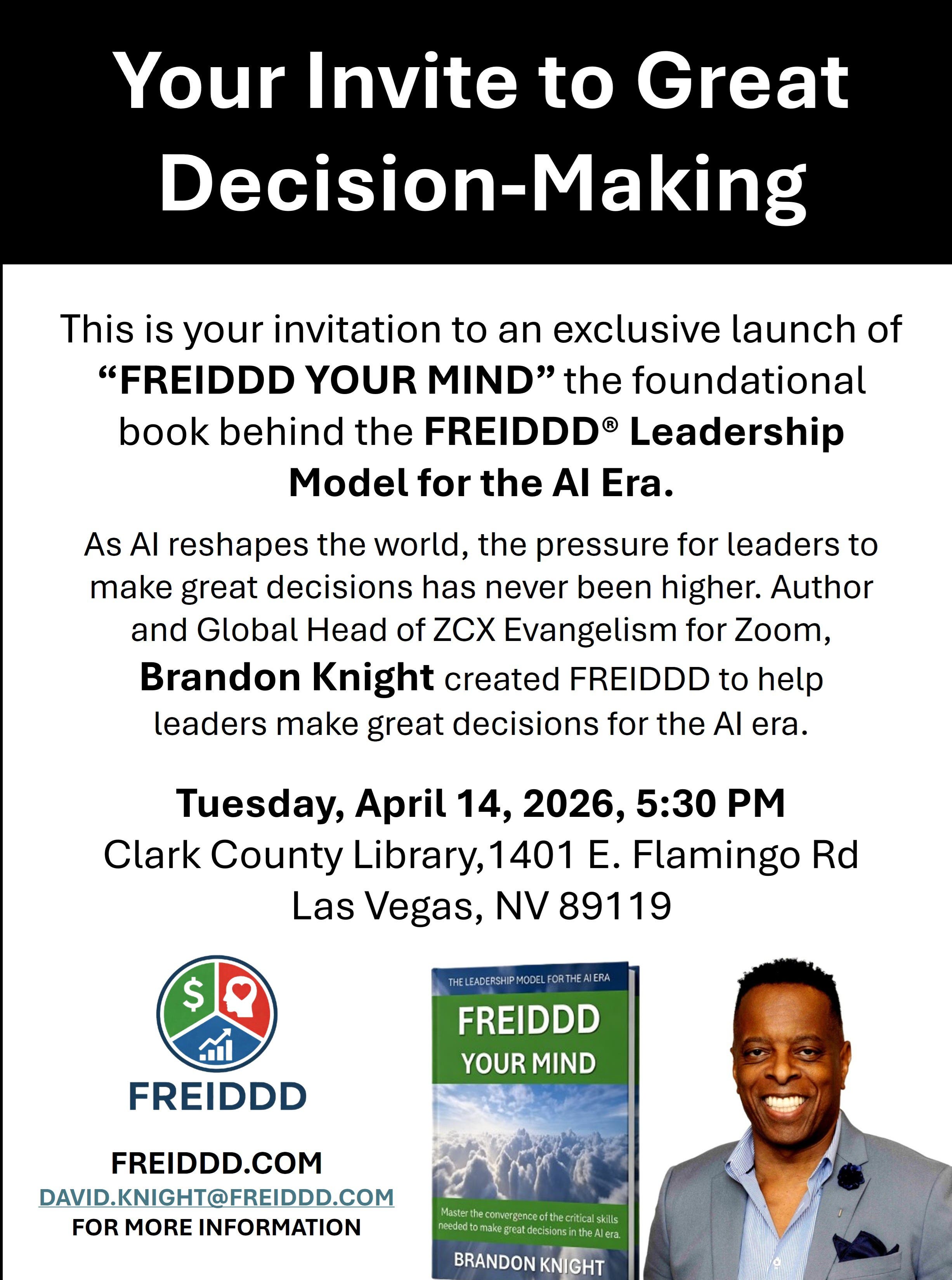 FREIDDD YOUR MIND - Book Launch