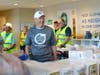 Denny Mosseller volunteers at The Seven Loaves Food Pantry at The Storehouse Community Center