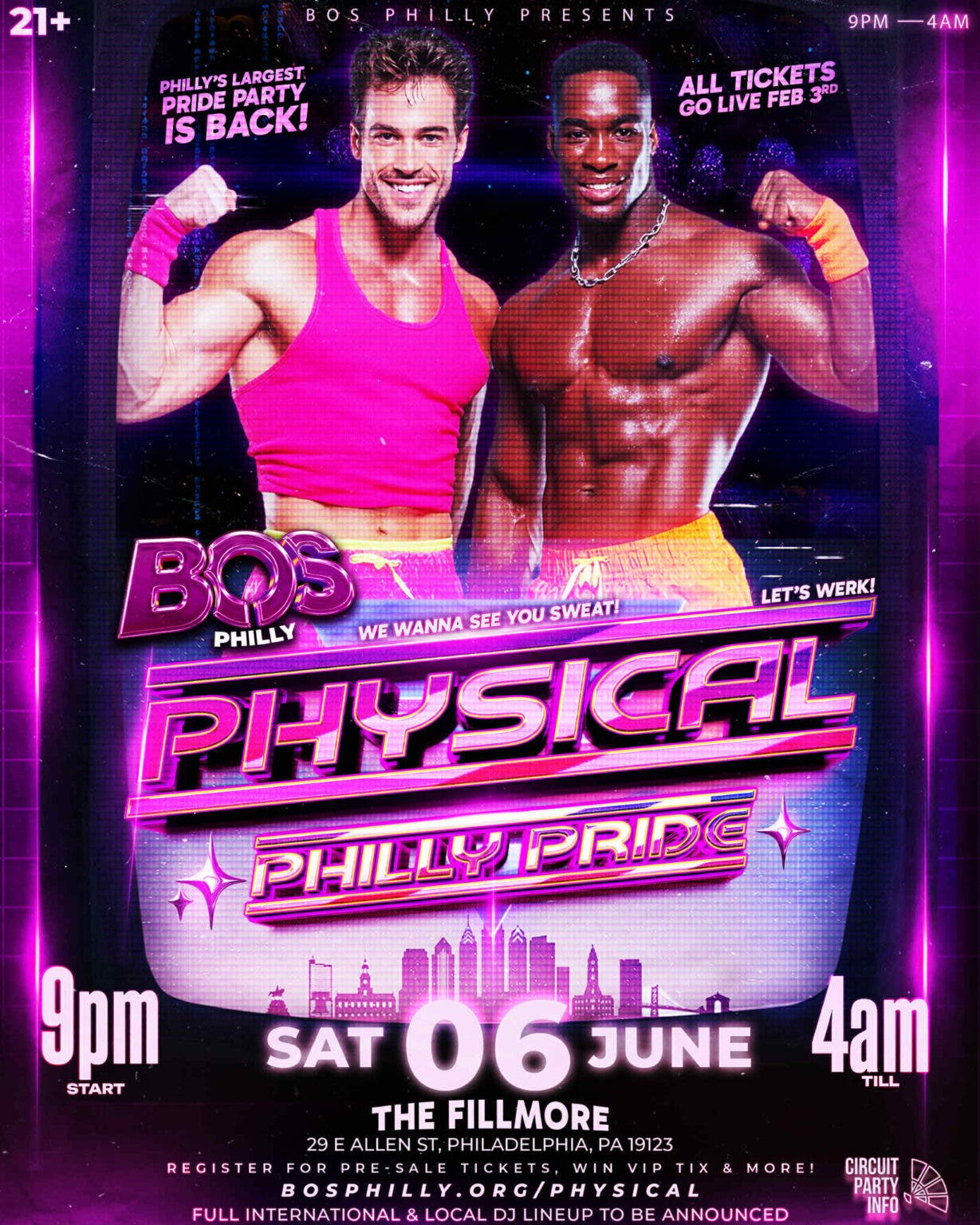 Bos Philly Physical Philly Pride