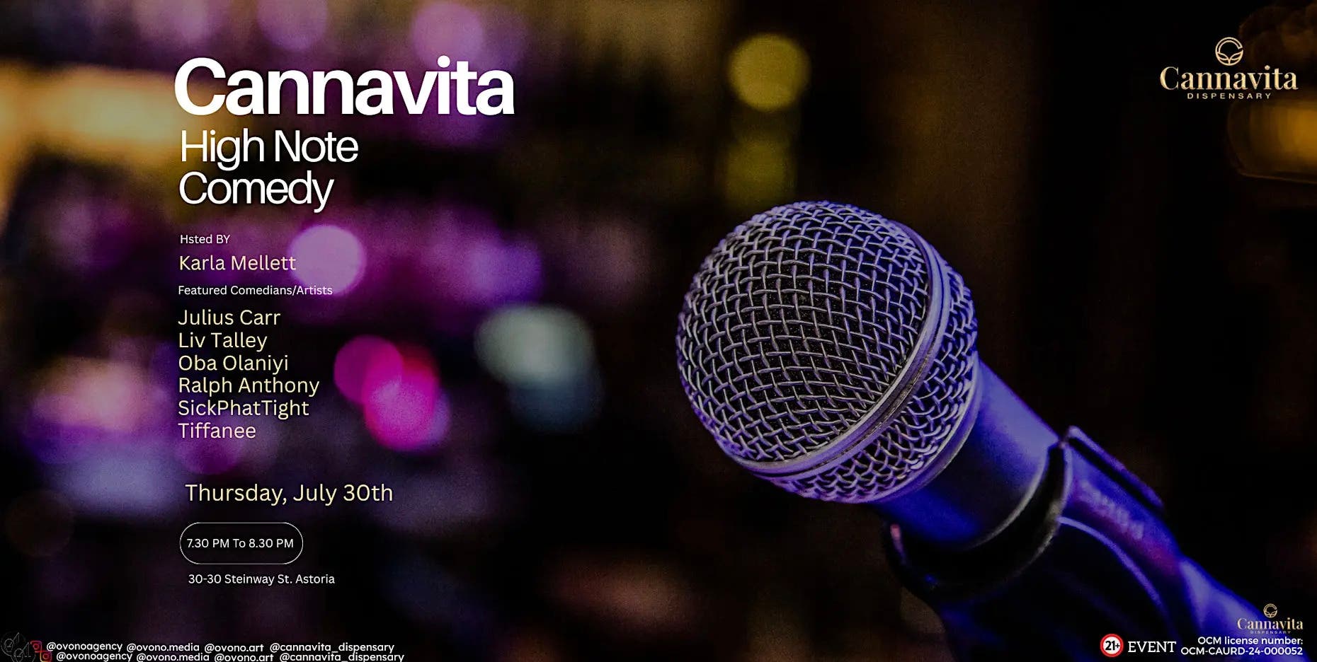 Cannavita High Note Comedy Night