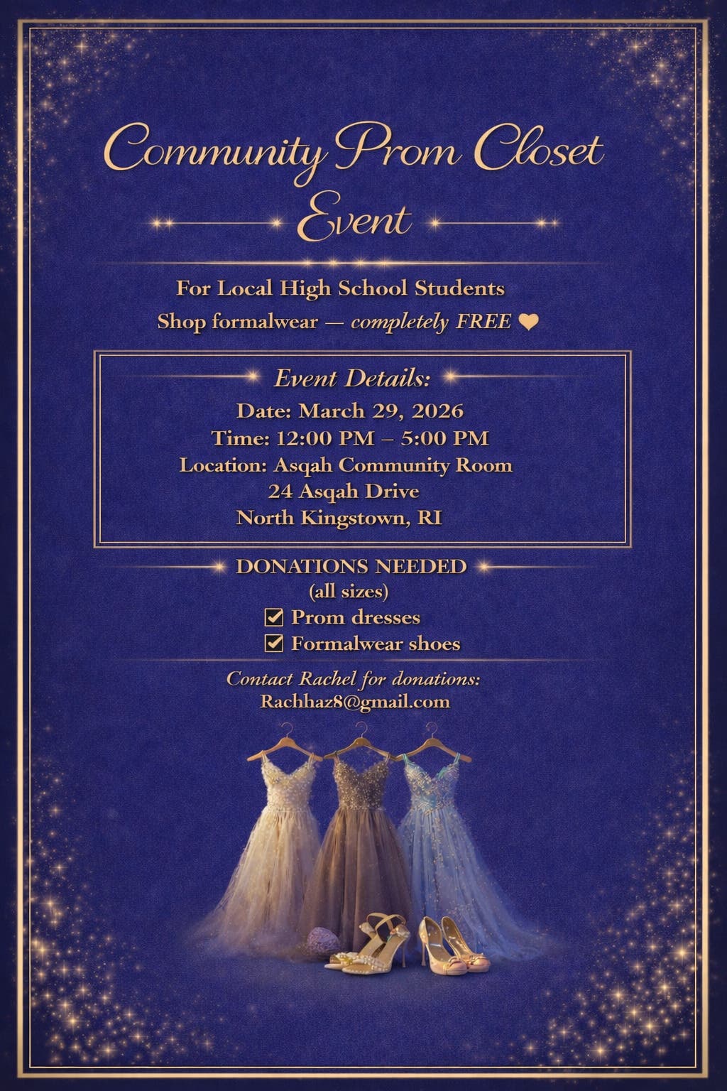 Community Prom Closet Event