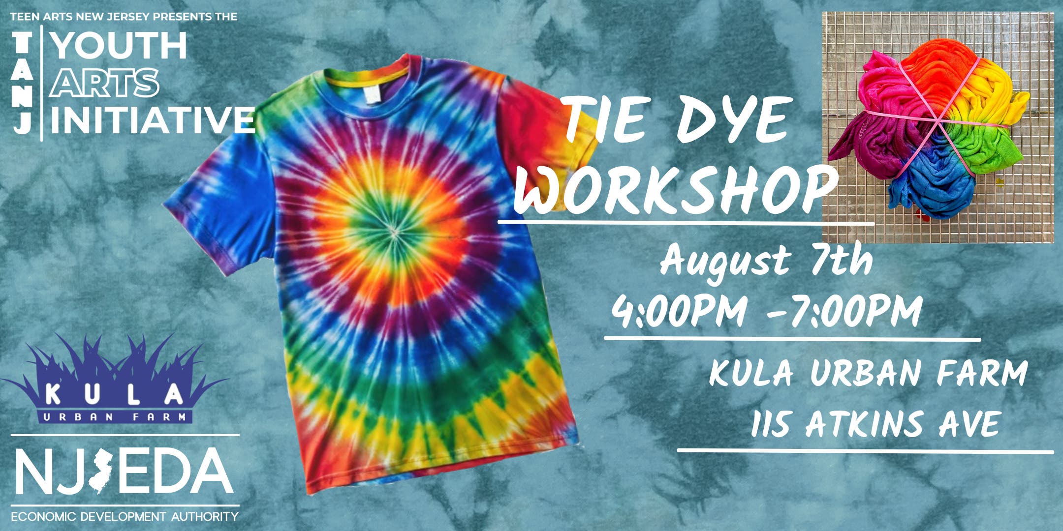 Tie Dye Workshop for TEENS