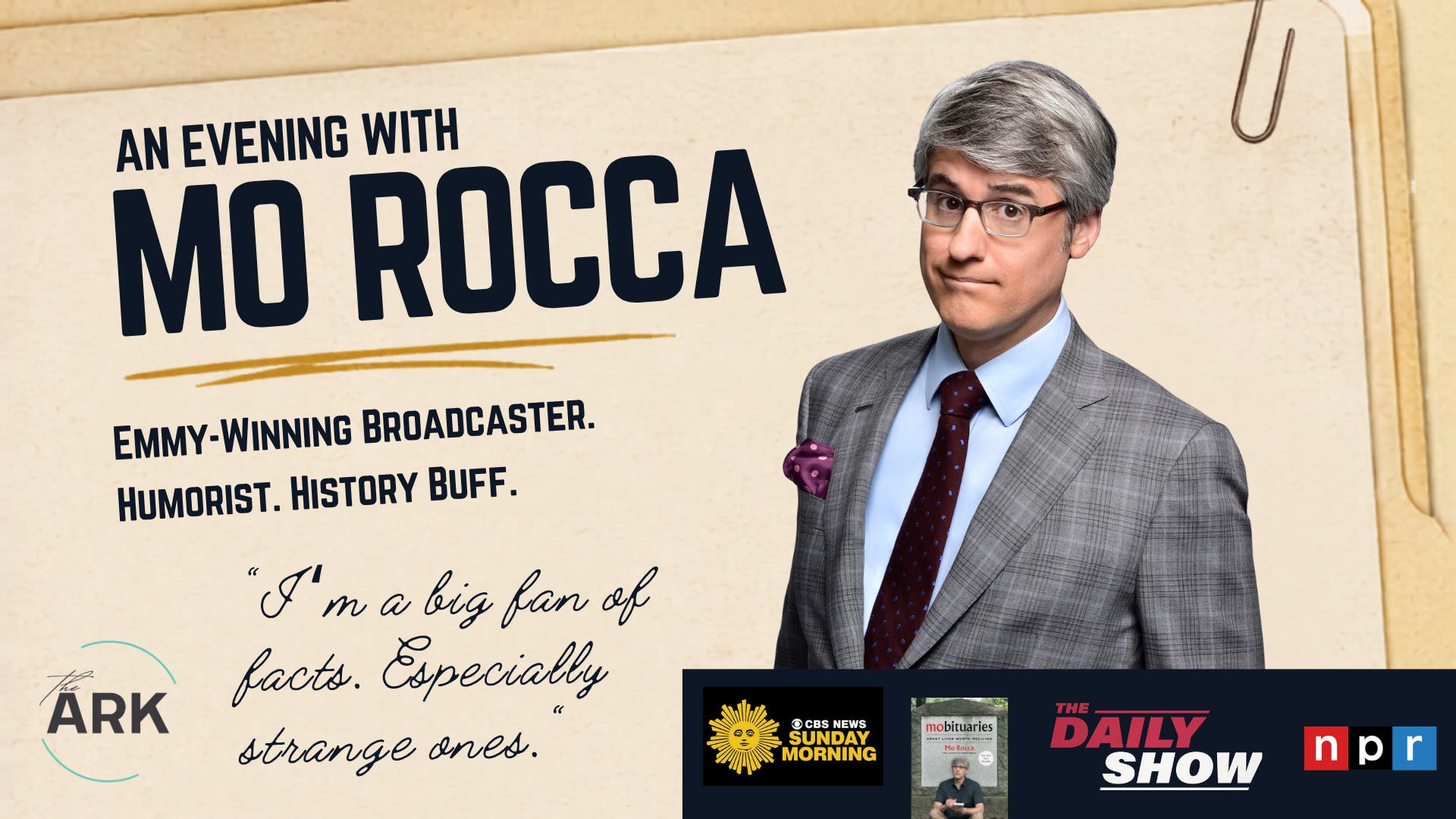 An Evening with Mo Rocca