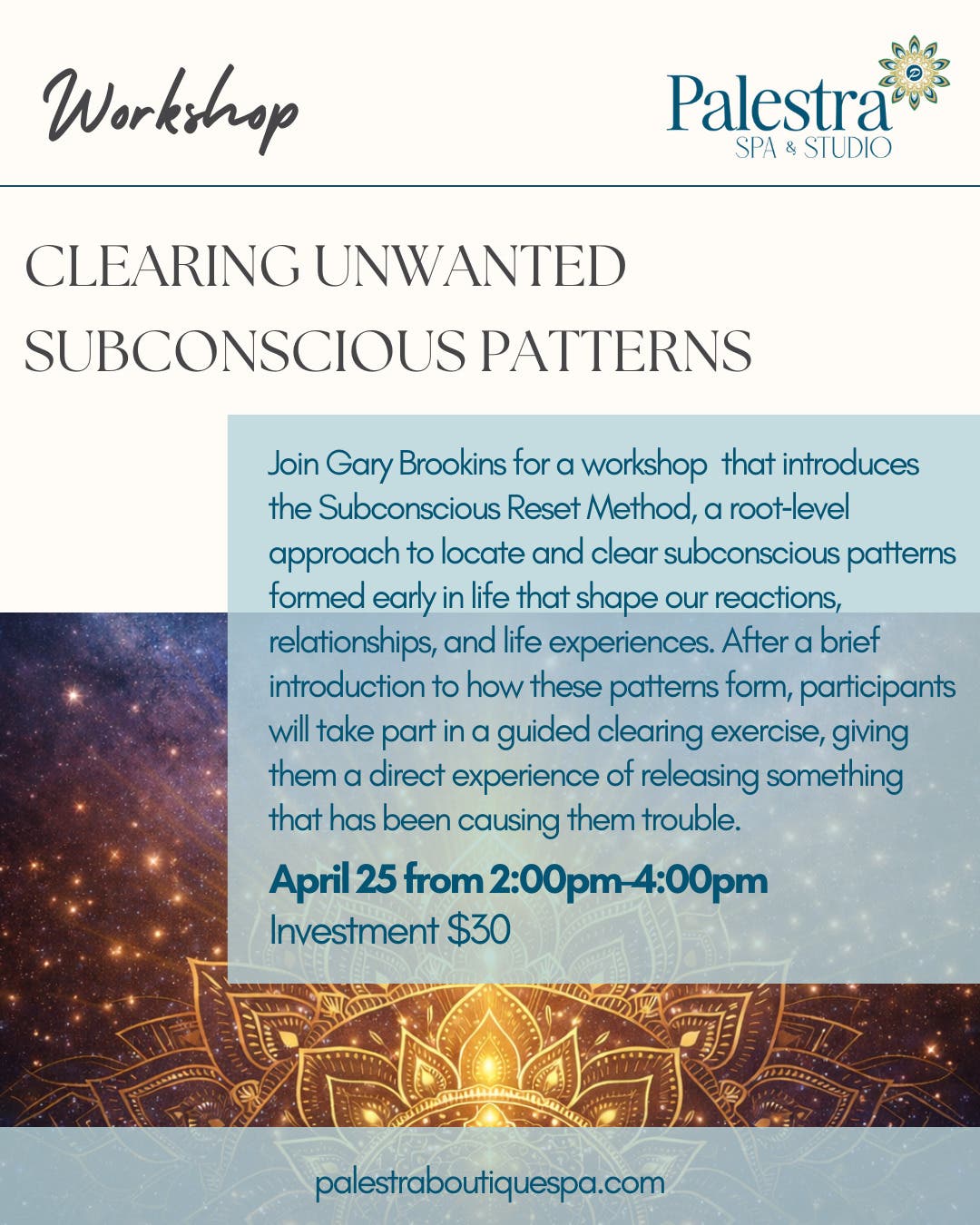 Clearing Unwanted Subconscious Patterns