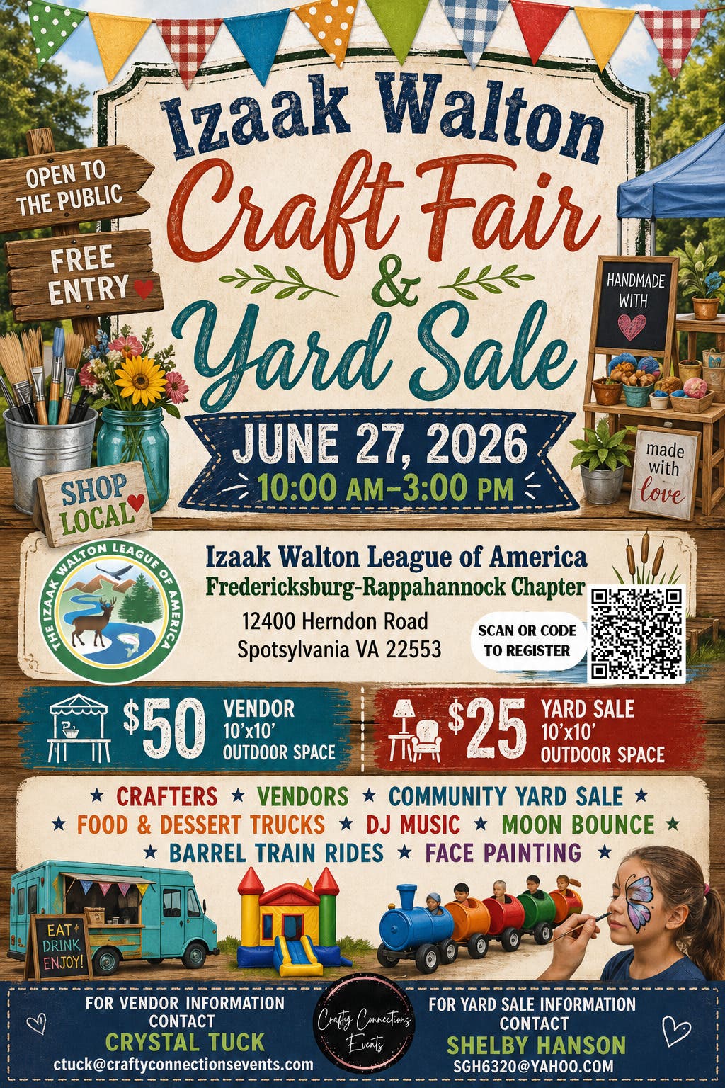 Izaak Walton Craft Fair & Yard Sale