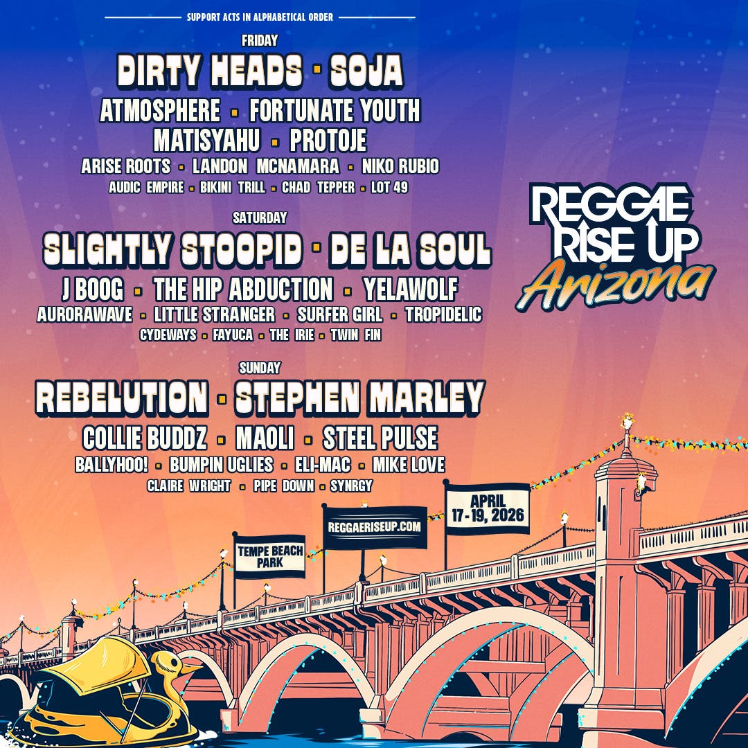 PAID STAFF NEEDED: Reggae Rise Up Festival, Tempe AZ (April 16 through 19)