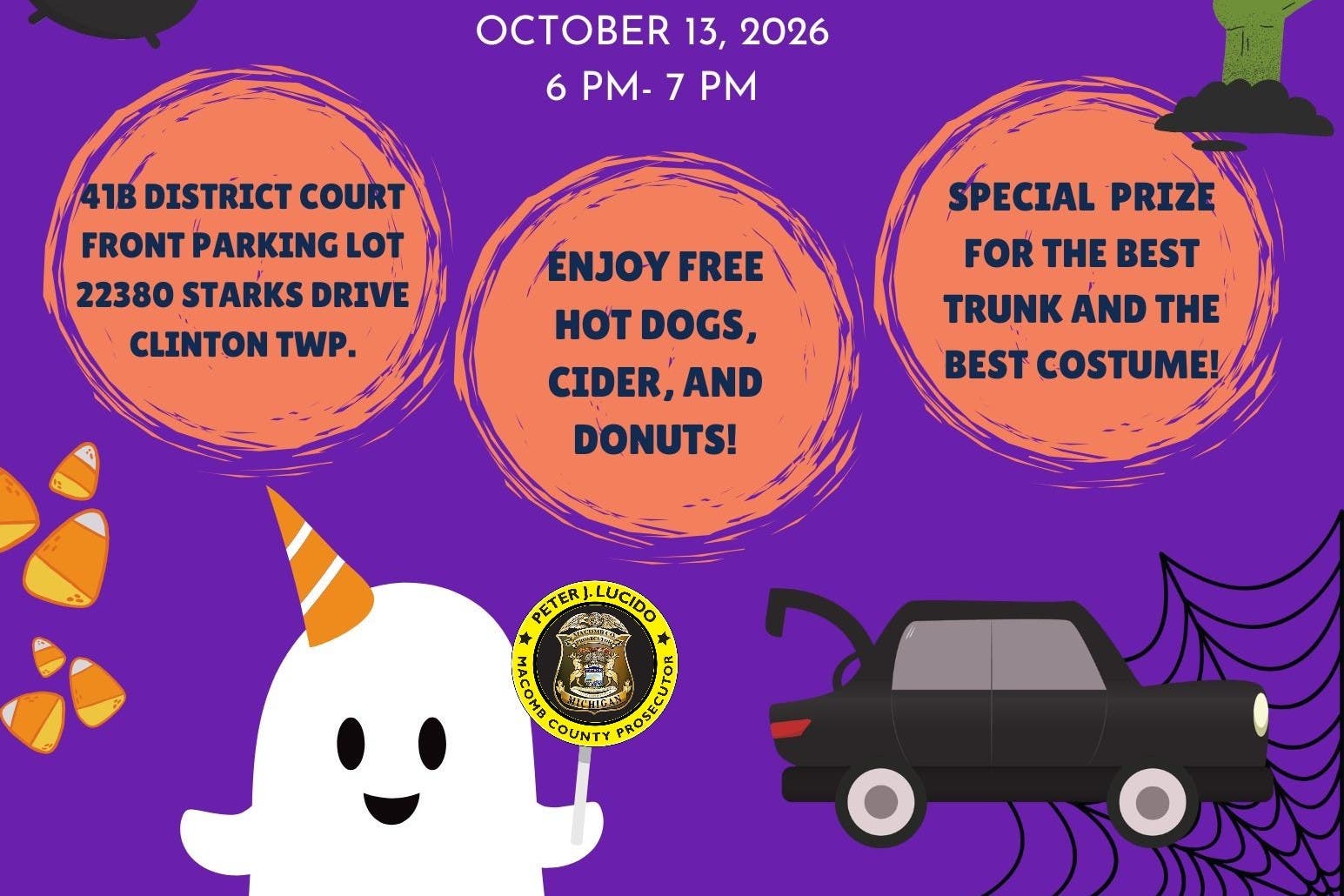 Macomb County Treatment Courts Trunk or Treat