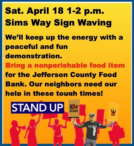 Sims Way Sign Waving