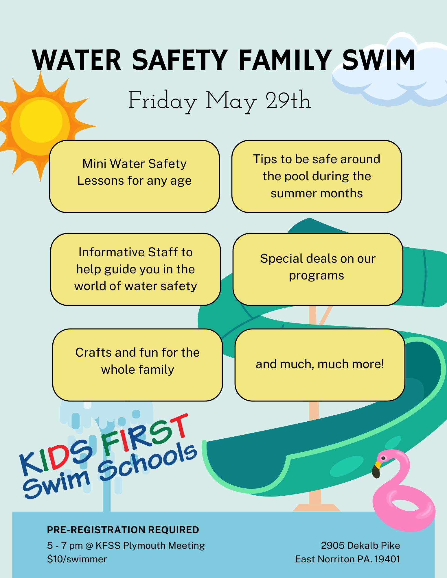Water Safety Family Swim