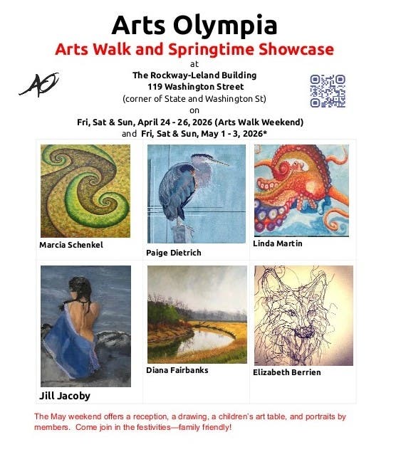 Arts Olympia Arts Walk and Springtime Showcase