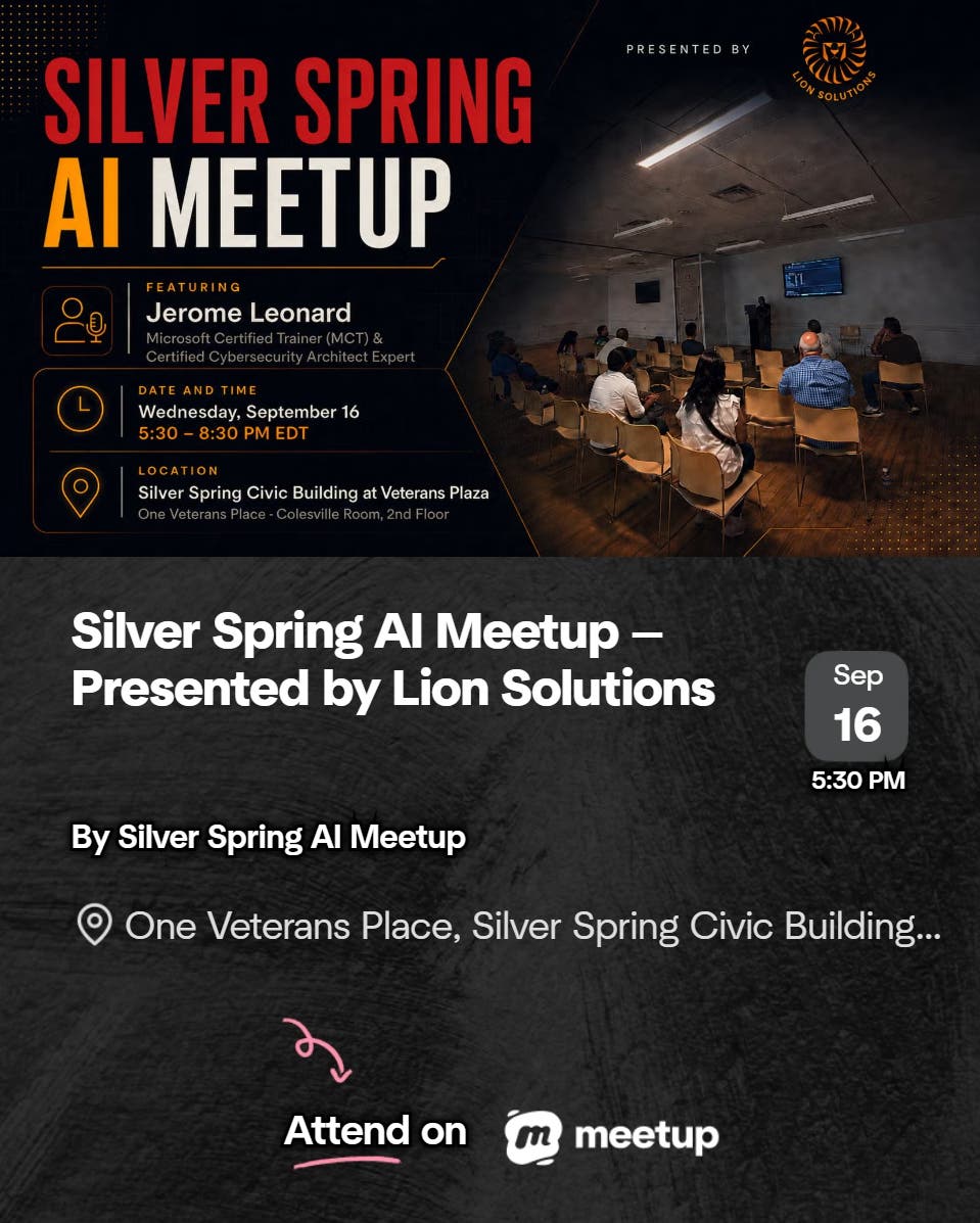 Silver Spring Ai Meetup