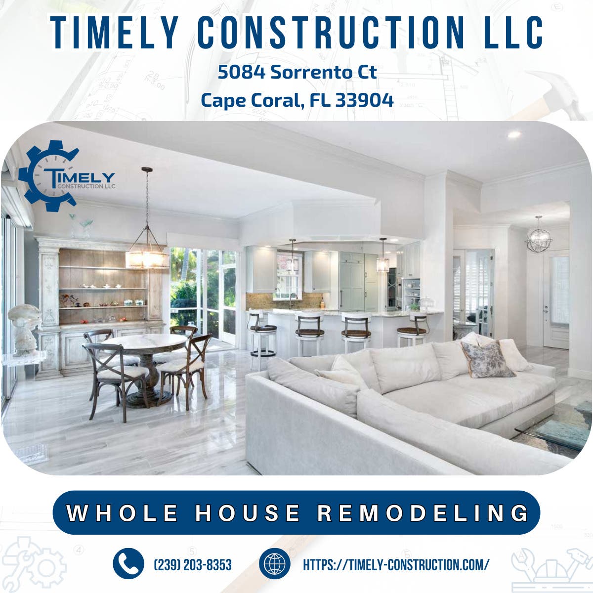 Whole House Remodeling in Cape Coral - Timely Construction LLC