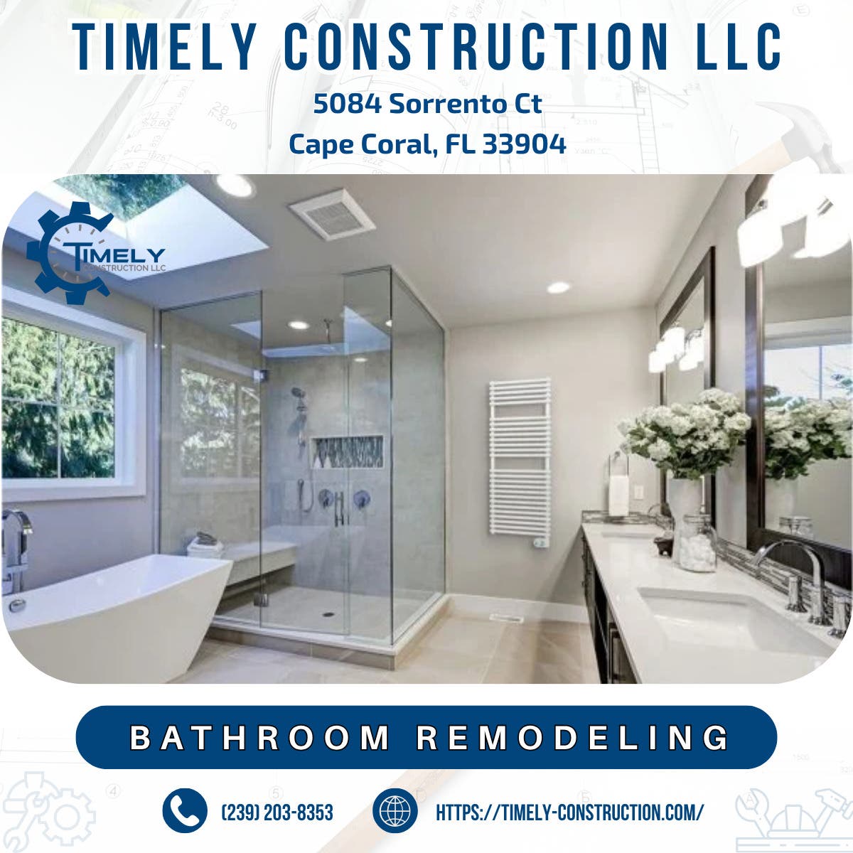Bathroom Remodeling in Cape Coral - Timely Construction LLC