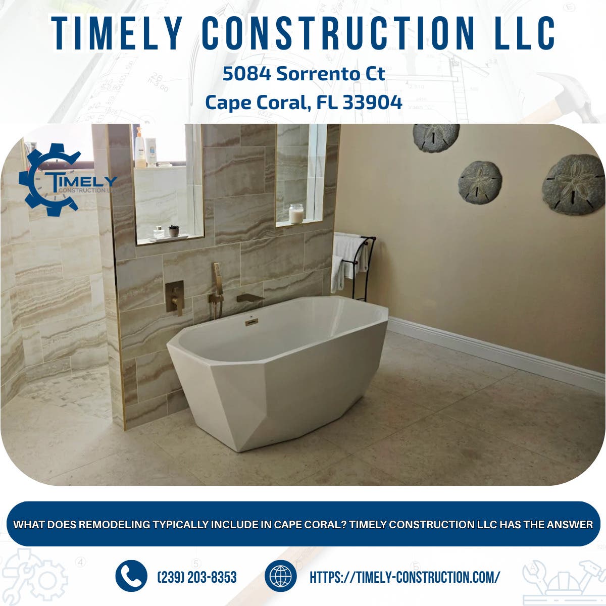 What Does Remodeling Typically Include in Cape Coral? Timely Construction LLC Has the Answer