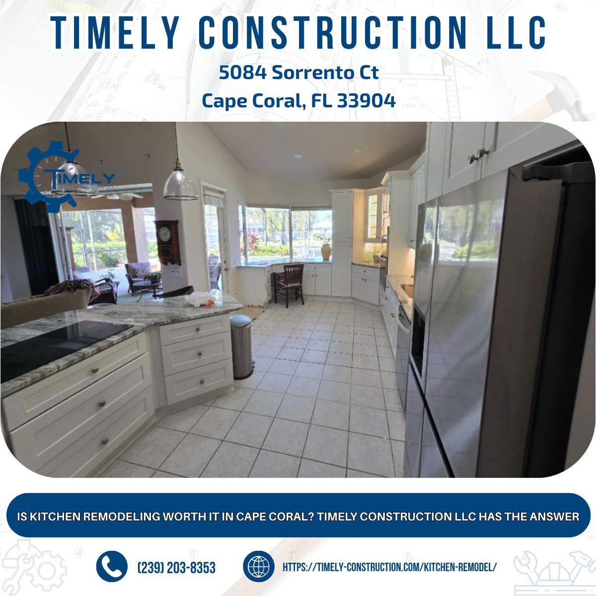 Is Kitchen Remodeling Worth It in Cape Coral? Timely Construction LLC Has the Answer