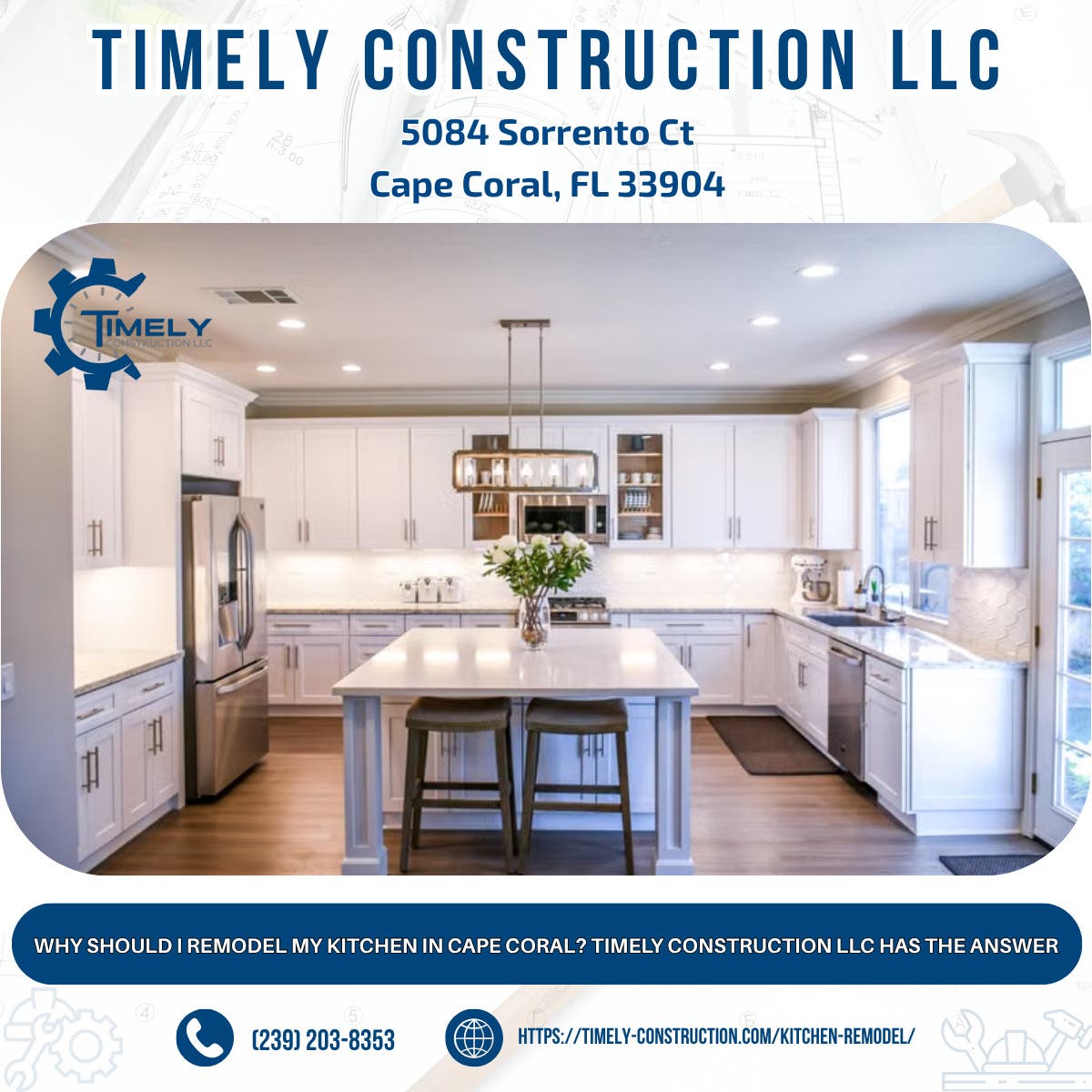 Why Should I Remodel My Kitchen in Cape Coral? Timely Construction LLC Has the Answer