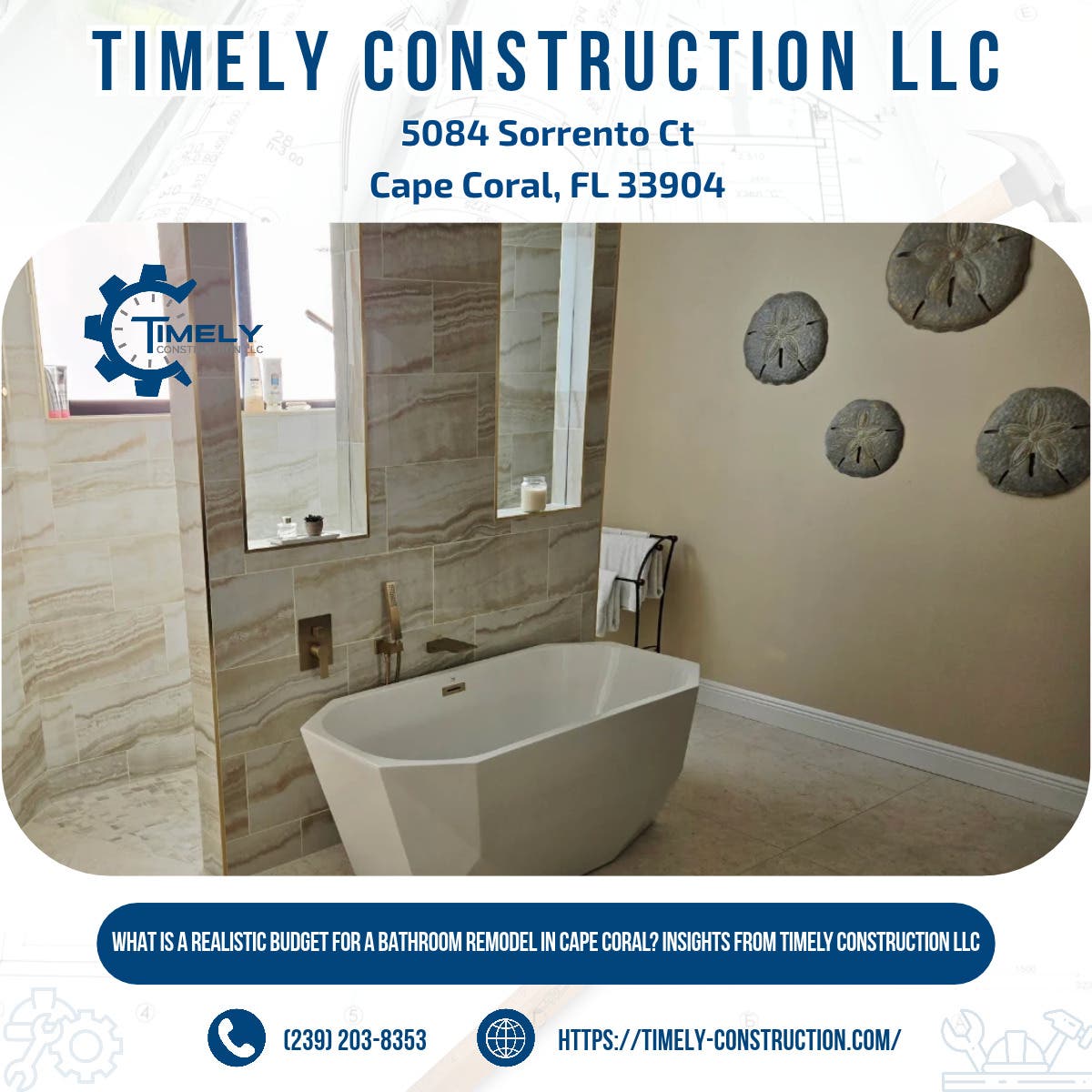 What Is a Realistic Budget for a Bathroom Remodel in Cape Coral? Insights From Timely Construction L