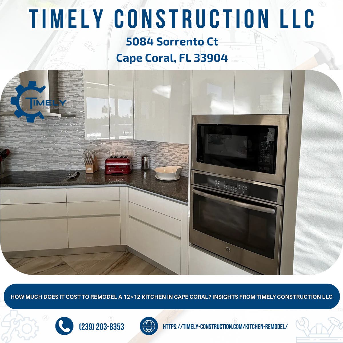 How Much Does It Cost to Remodel a 12×12 Kitchen in Cape Coral? Insights From Timely Construction LL
