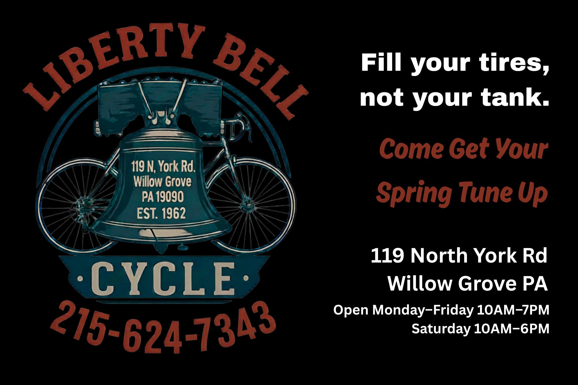 Bring Your Bike for a Spring Tune Up