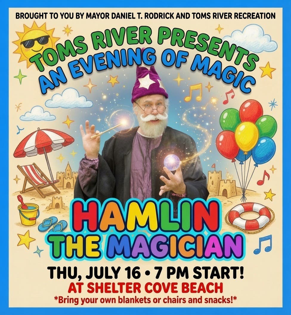 Toms River Township Free Kids Concert Series - Hamlin The Magician
