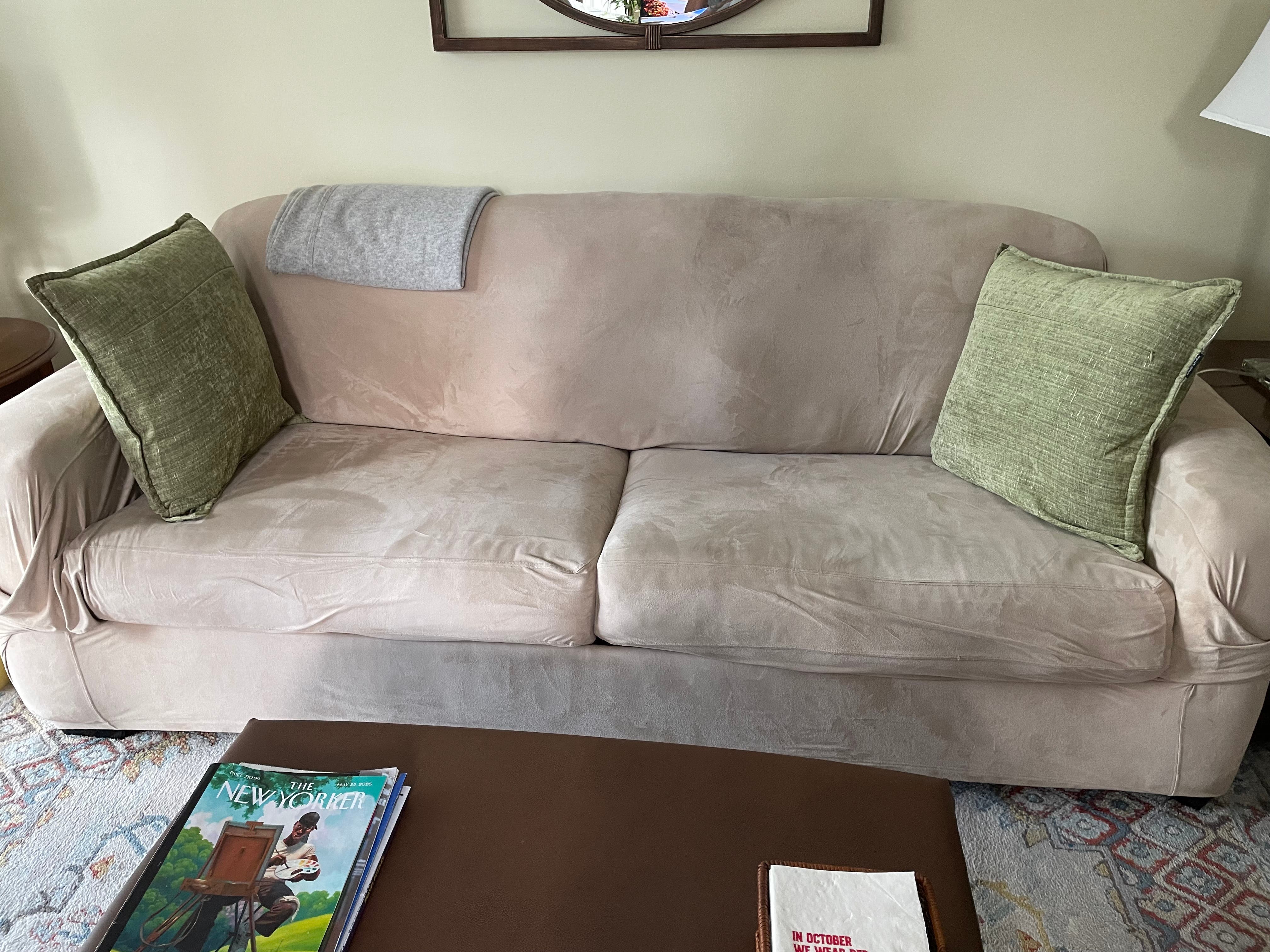 Free sleep sofa with slipcover