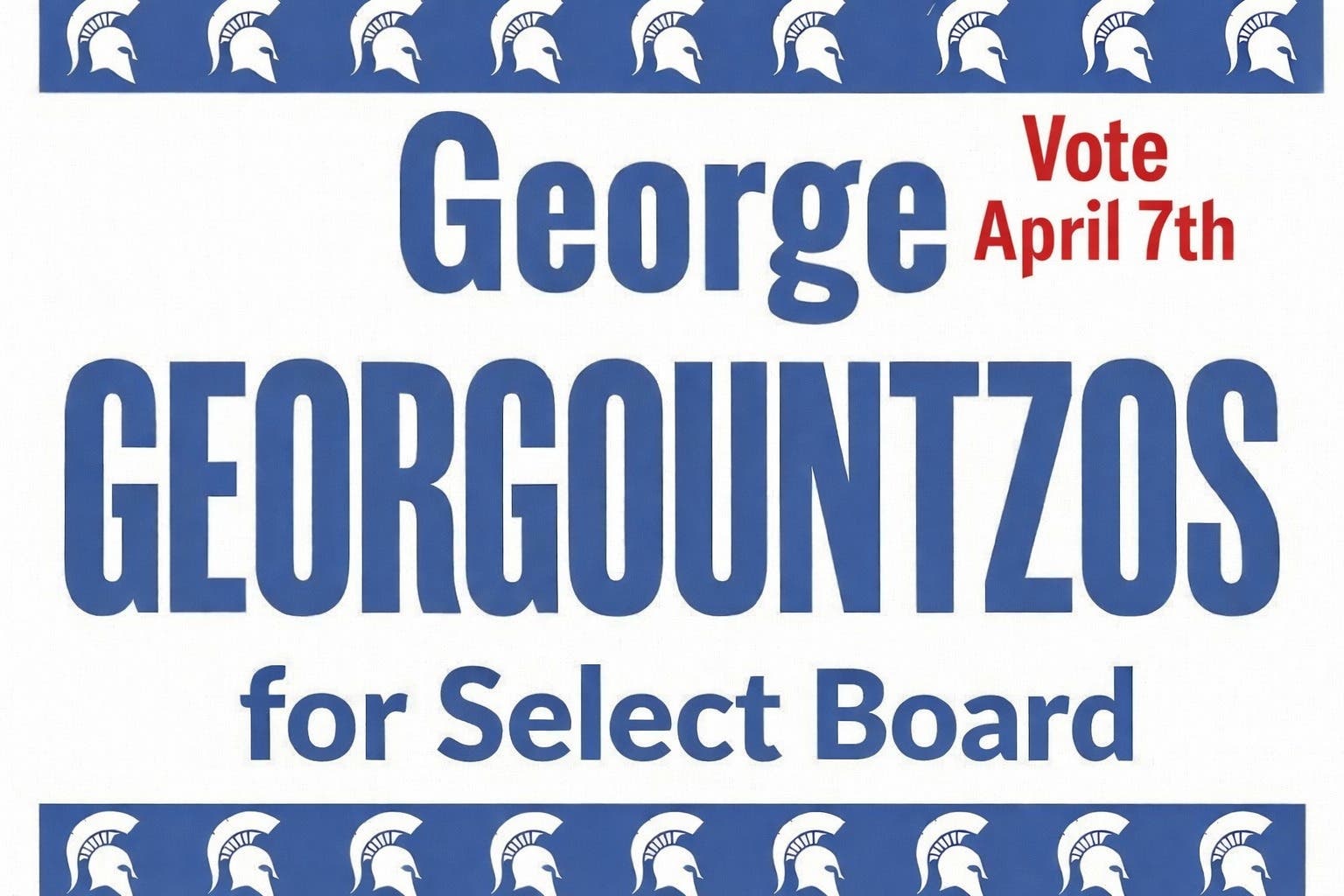 Apr 7 | George Georgountzos for Select Board | Stoneham, MA Patch