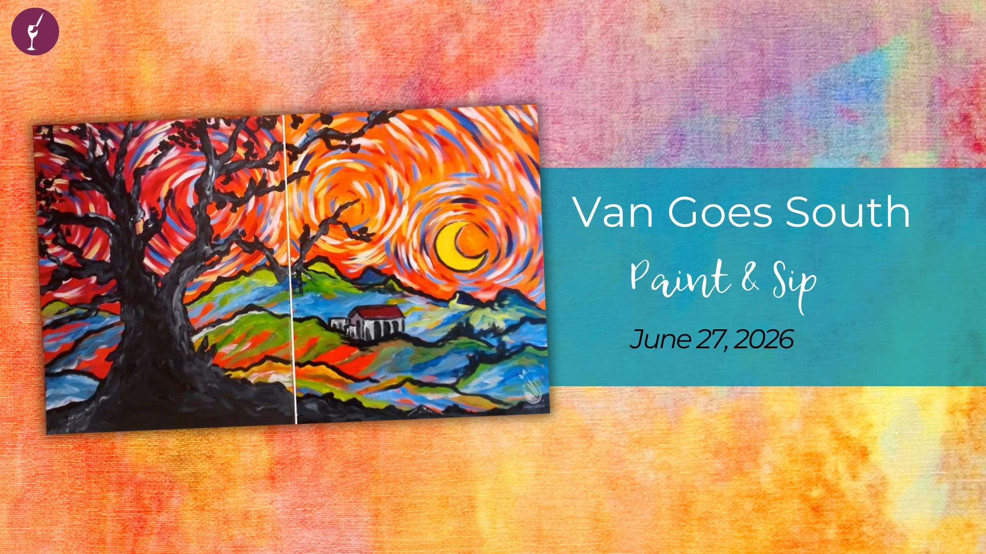 DATE NIGHT! Set or Solo - Van Goes South | Paint & Sip