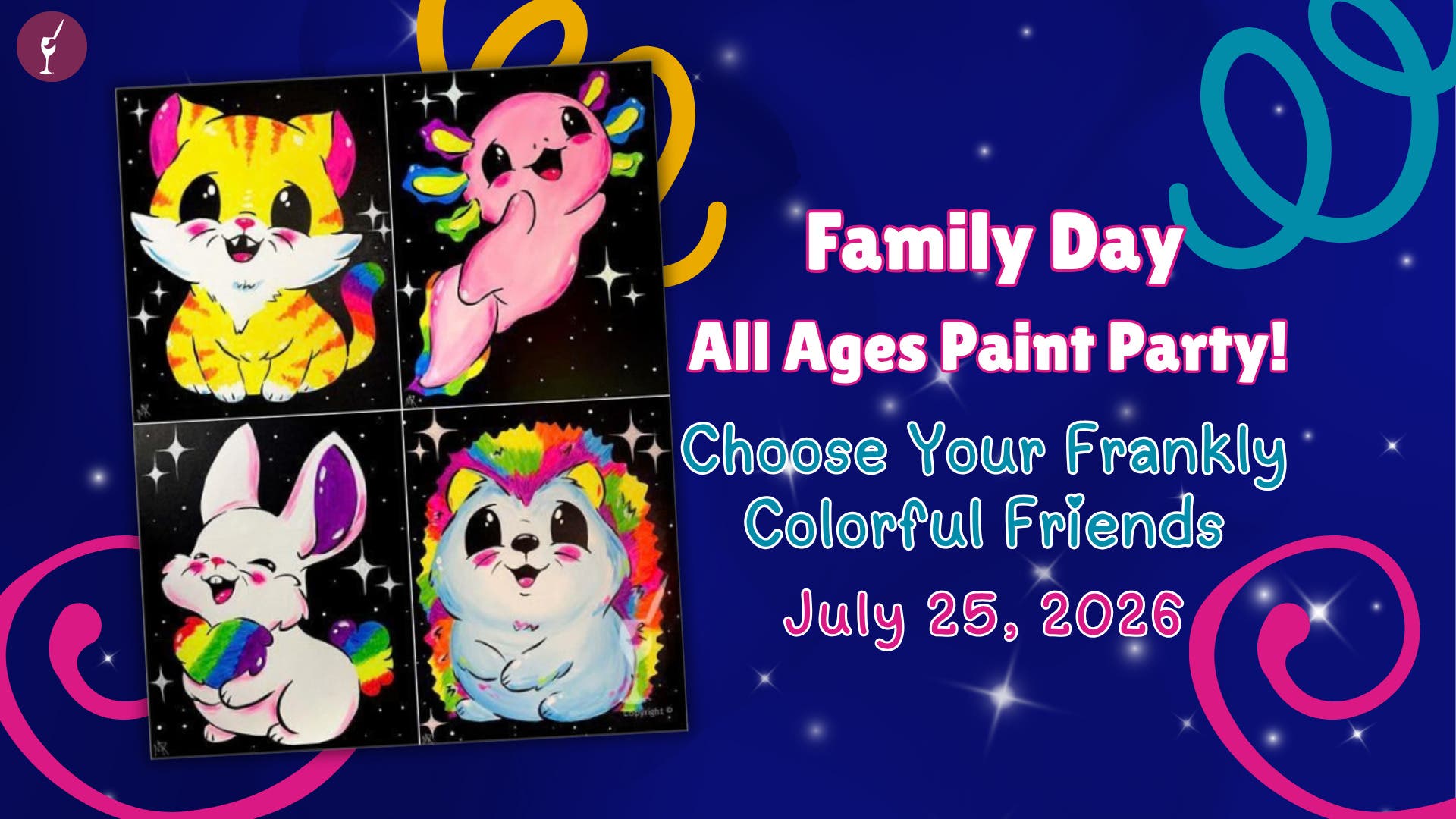Choose Your Fave! | All Ages Paint Party! | Frankly Colorful Friends