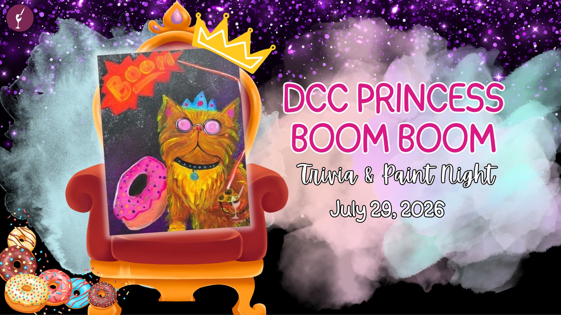 DCC Princess Boom Boom | Trivia + Paint & Sip