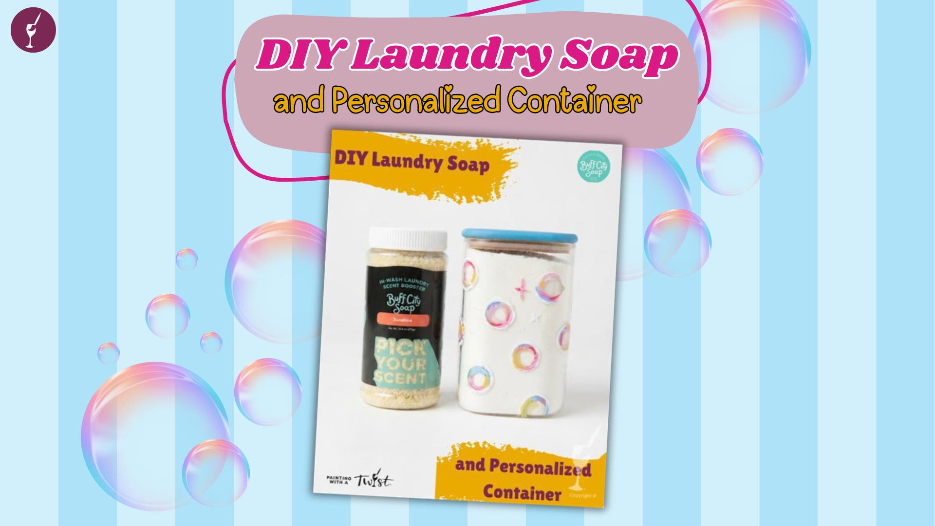 DIY: Custom Laundry Soap & Personalized Container