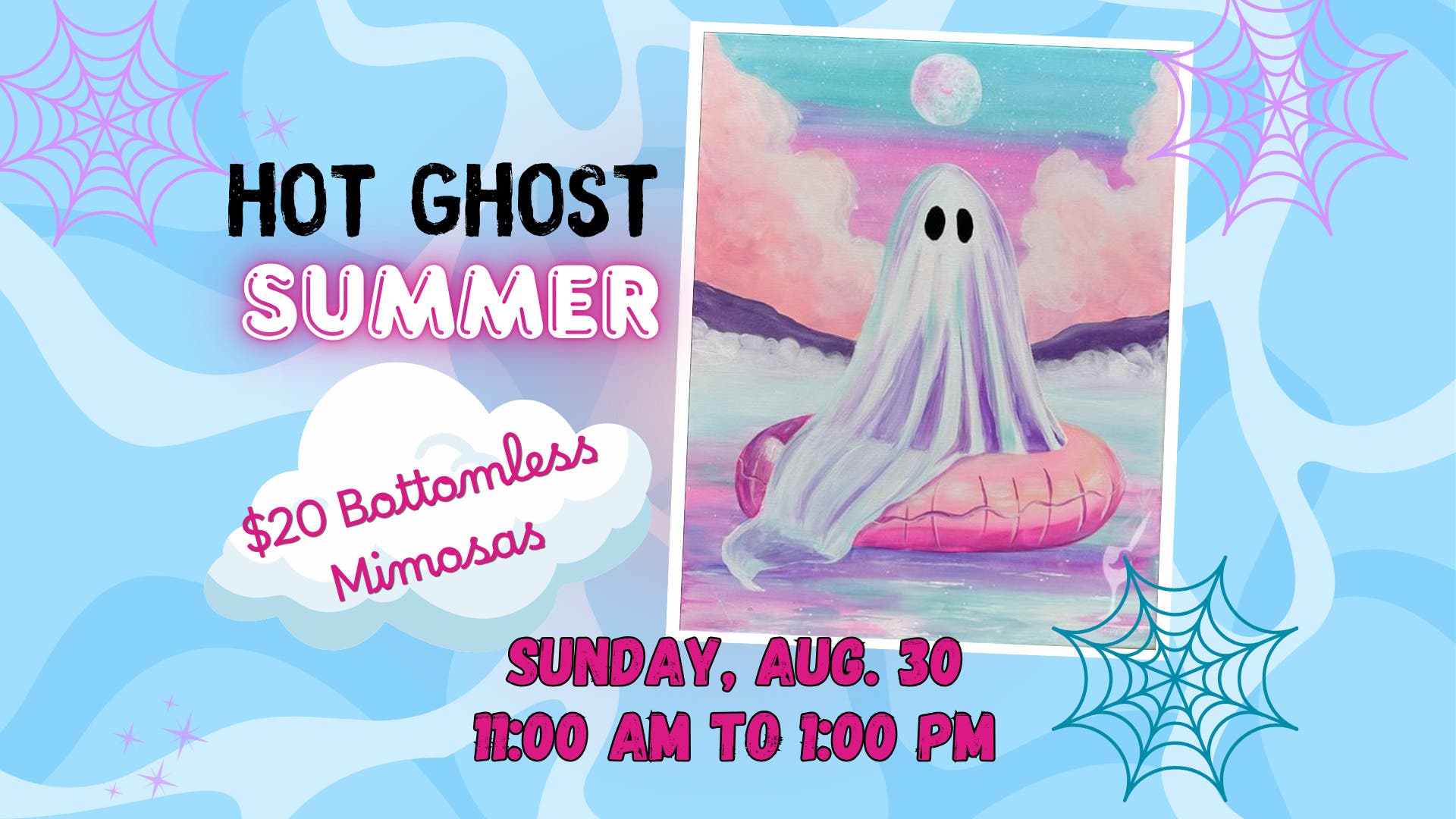 $20 Bottomless Mimosas | Hot Ghost (end of) Summer