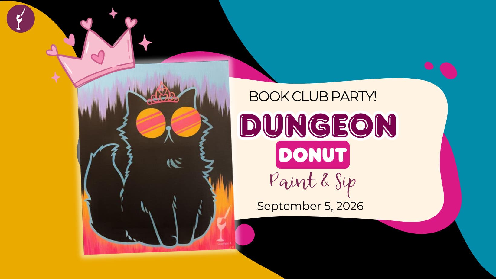 BOOK CLUB Party! Dungeon Donut | Trivia & Paint Night