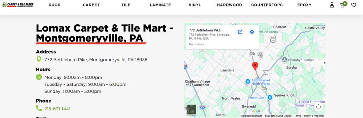 Lomax Carpet & Tile Mart