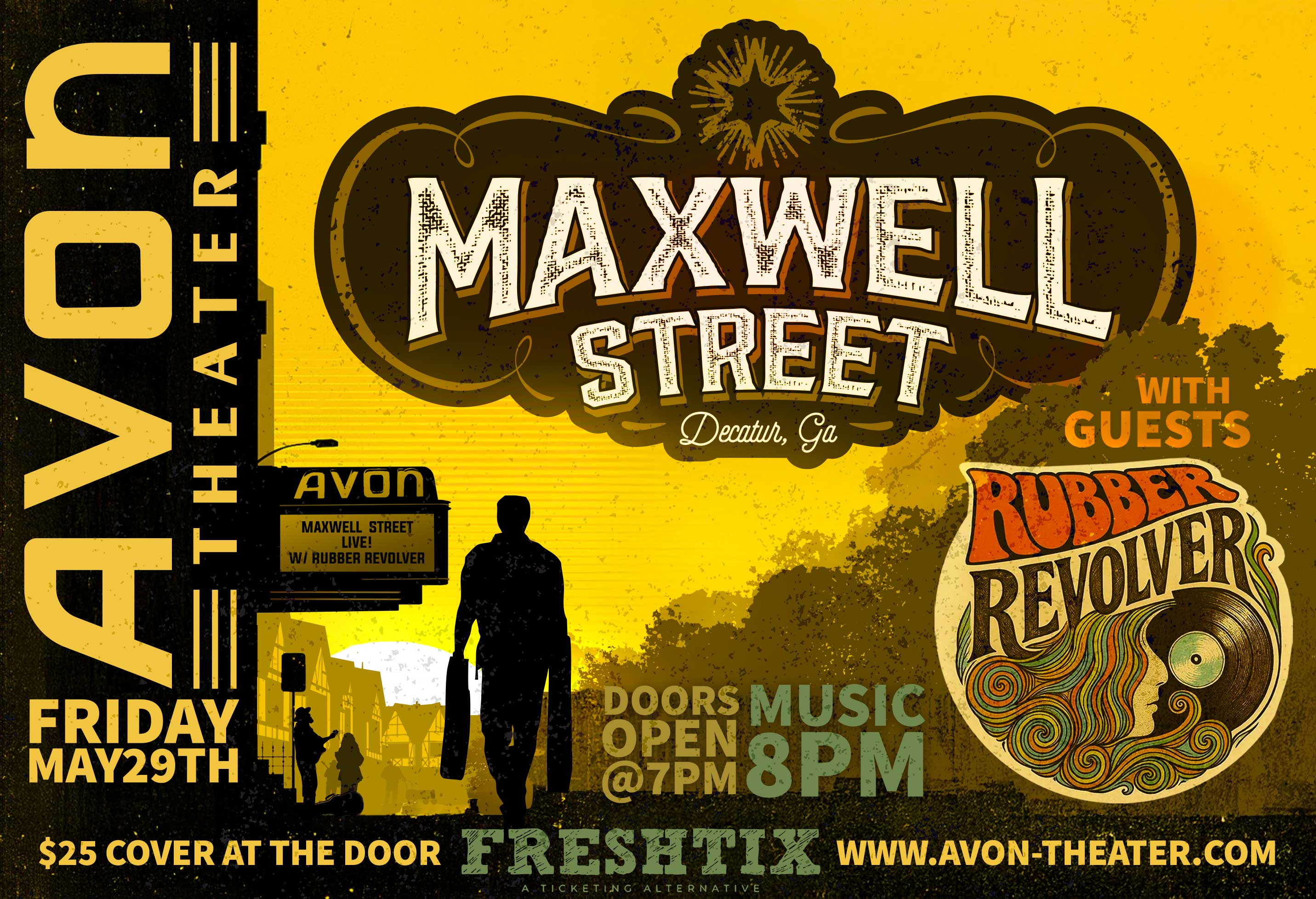 Maxwell Street: A tribute to '70s Rock with special guests Rubber Revolver
