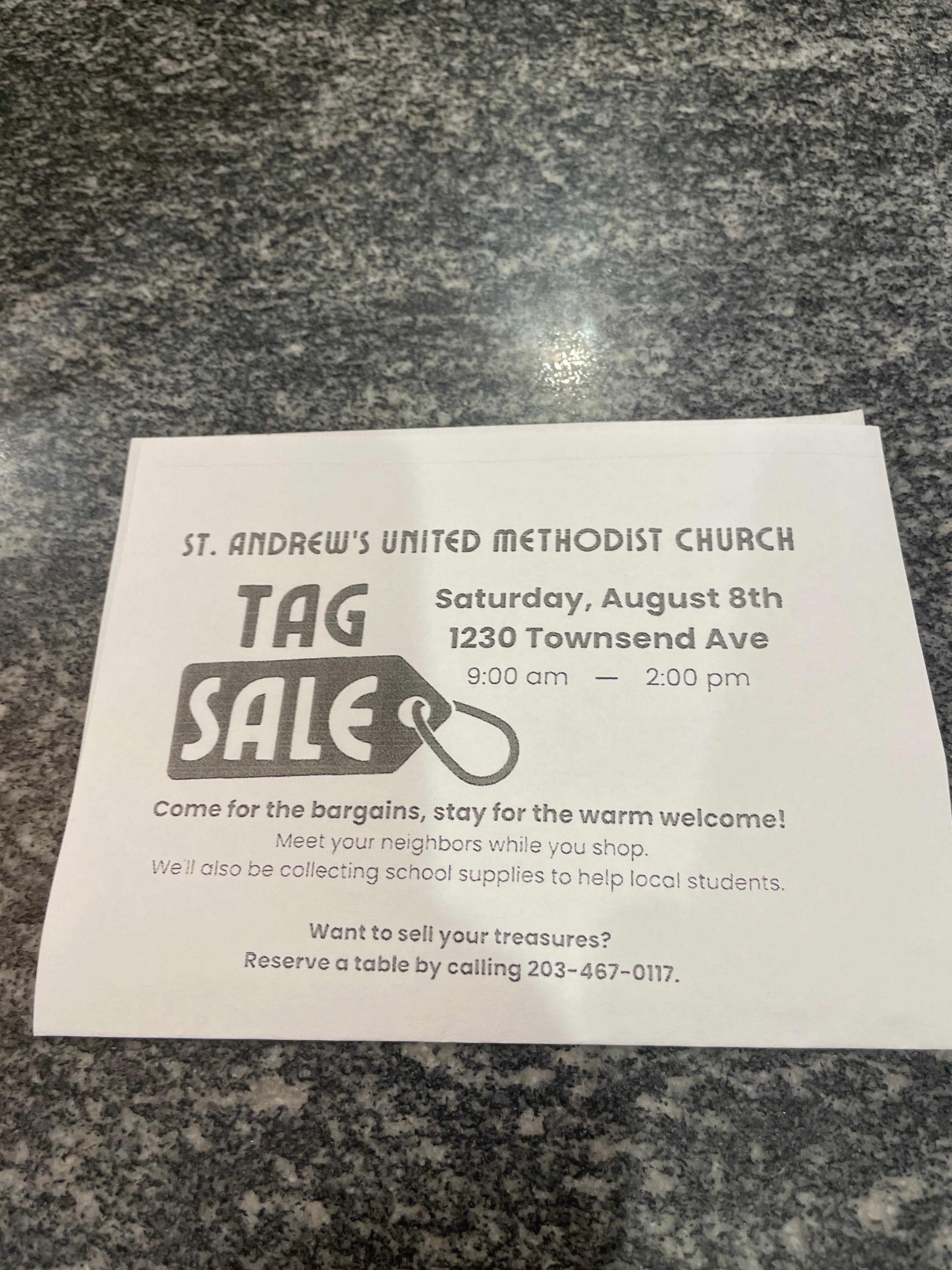 Tag Sale