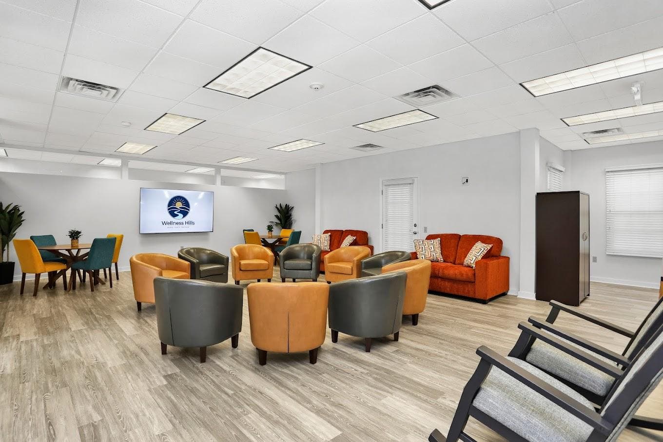 Outpatient mental health treatment with group therapy space for depression care near Morristown NJ