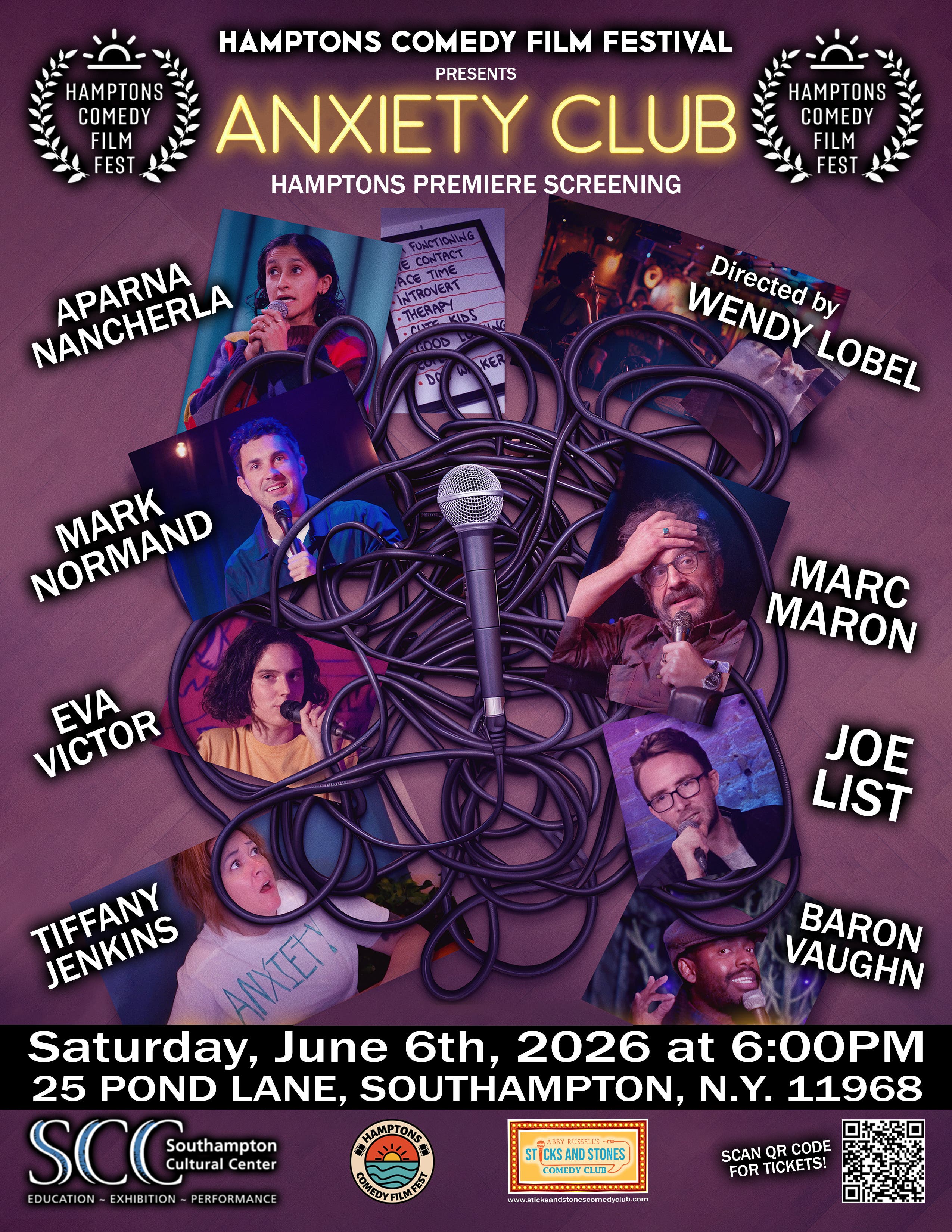 Hamptons Comedy Film Fest Presents ANXIETY CLUB (Hamptons Premiere)