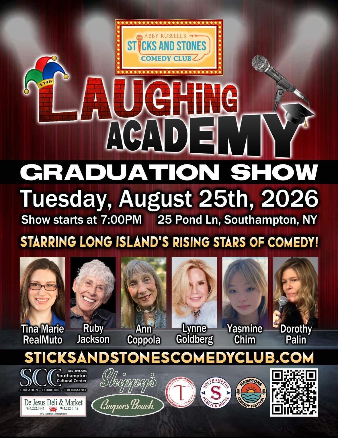 Rising Stars of Long Island Comedy at LAUGHING ACADEMY Graduation Show!