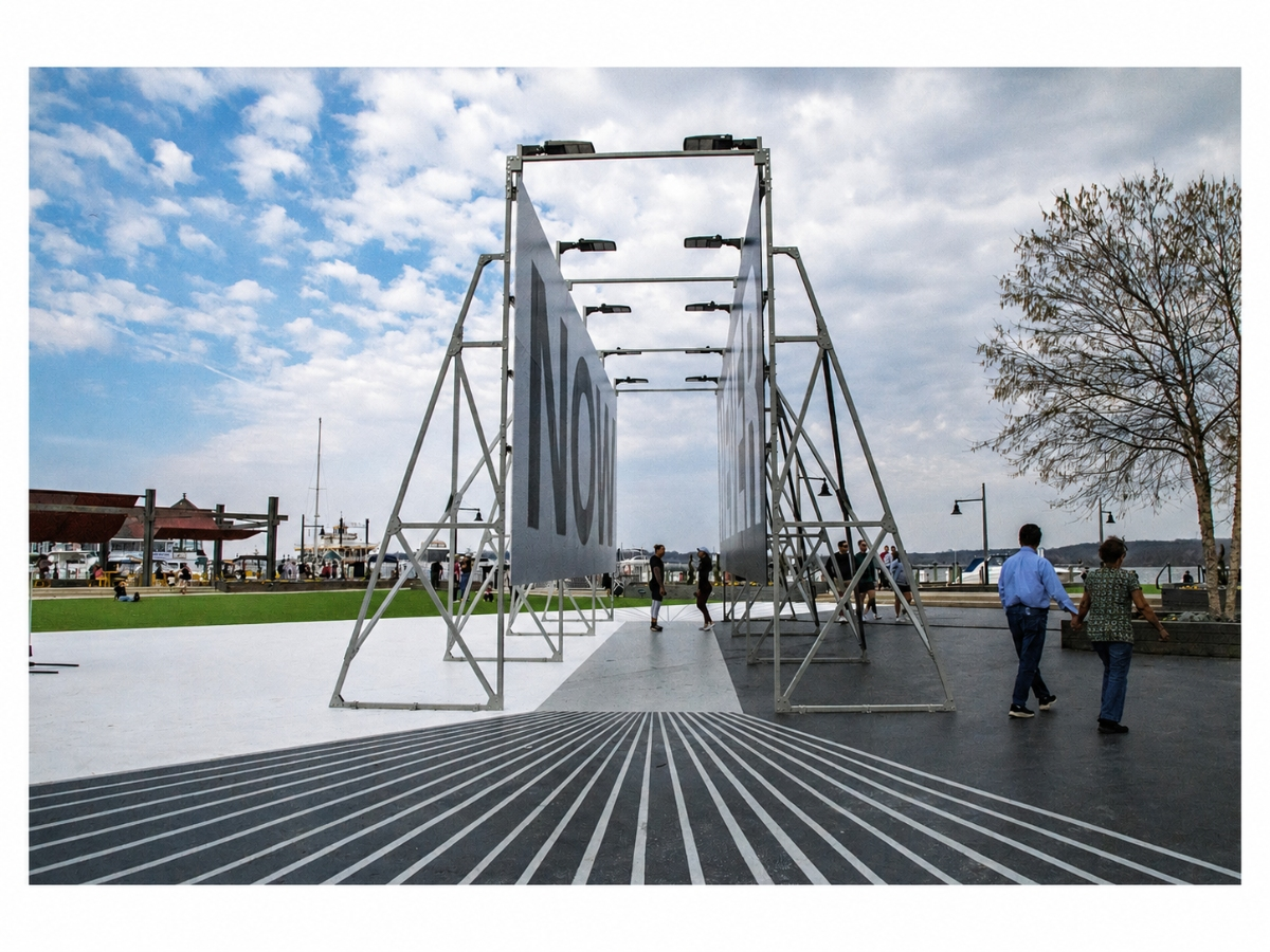 The sun will rise through the center of the installation on June 21.  