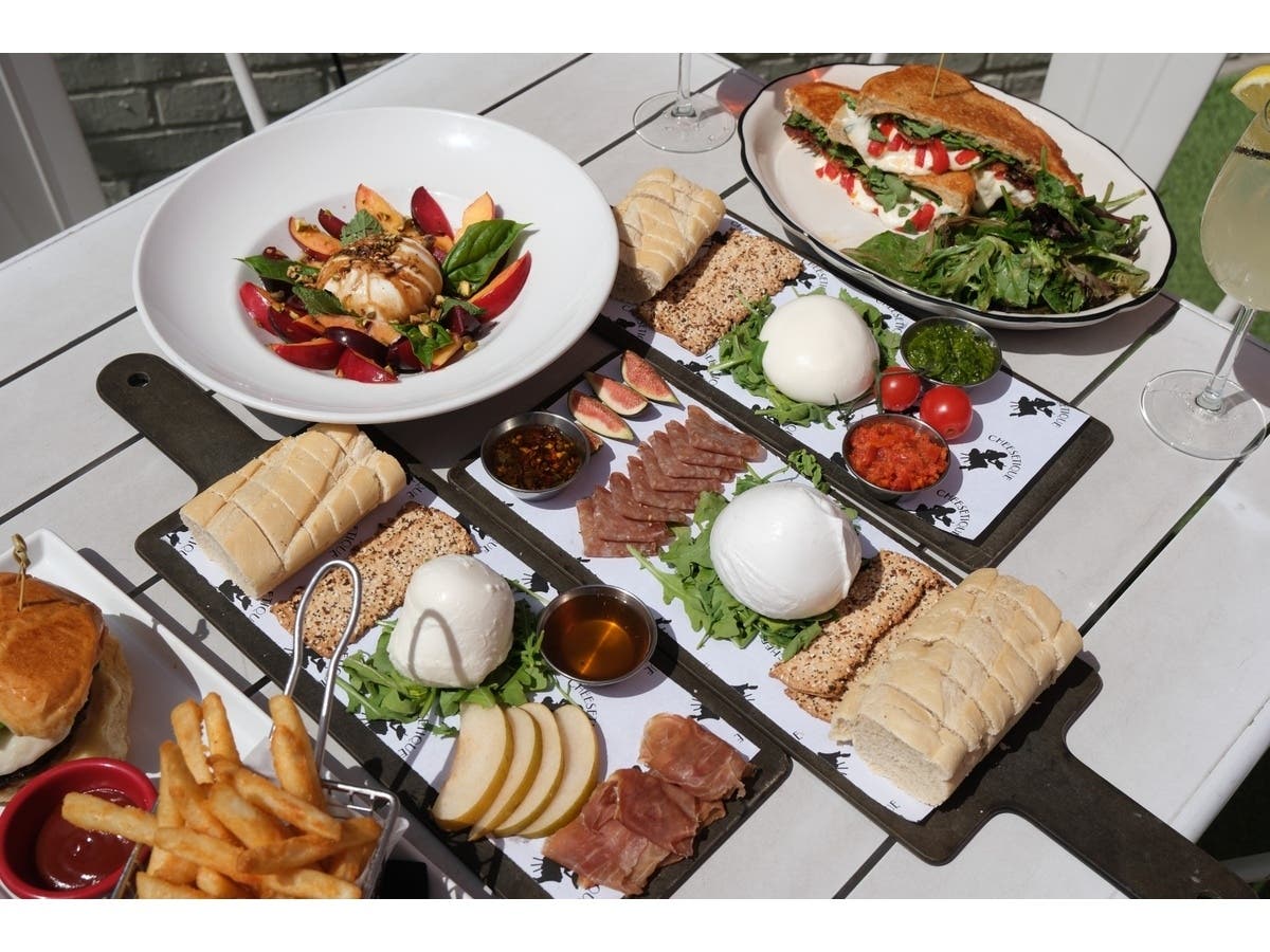 Some of Cheesetique's Mozzarella Fest menu items.