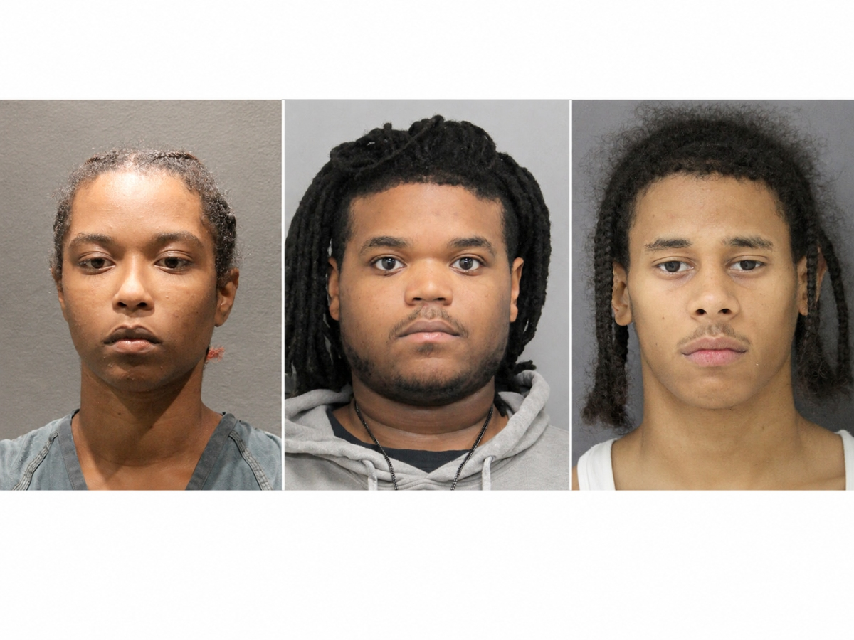 Janaiya Lolita Talley, 18, of Arlington, is charged with felony murder. Keshaun Maurice Hodge-Richards, 21, of Woodbridge, is charged with concealing or compounding offenses. Darrian King Rutherford, 18, of Woodbridge, is charged with felony eluding.