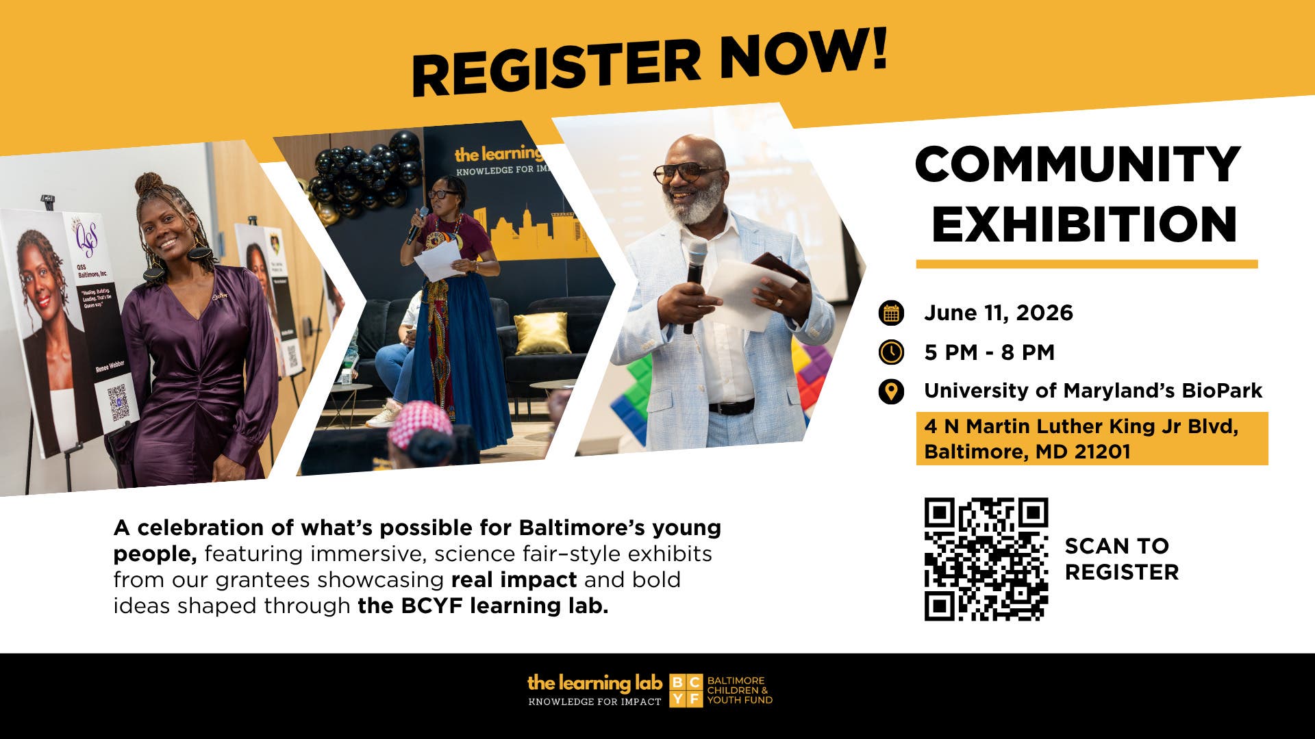 BCYF Community Exhibition 2026 – Free Interactive Evening Celebrating Baltimore Youth Organizations