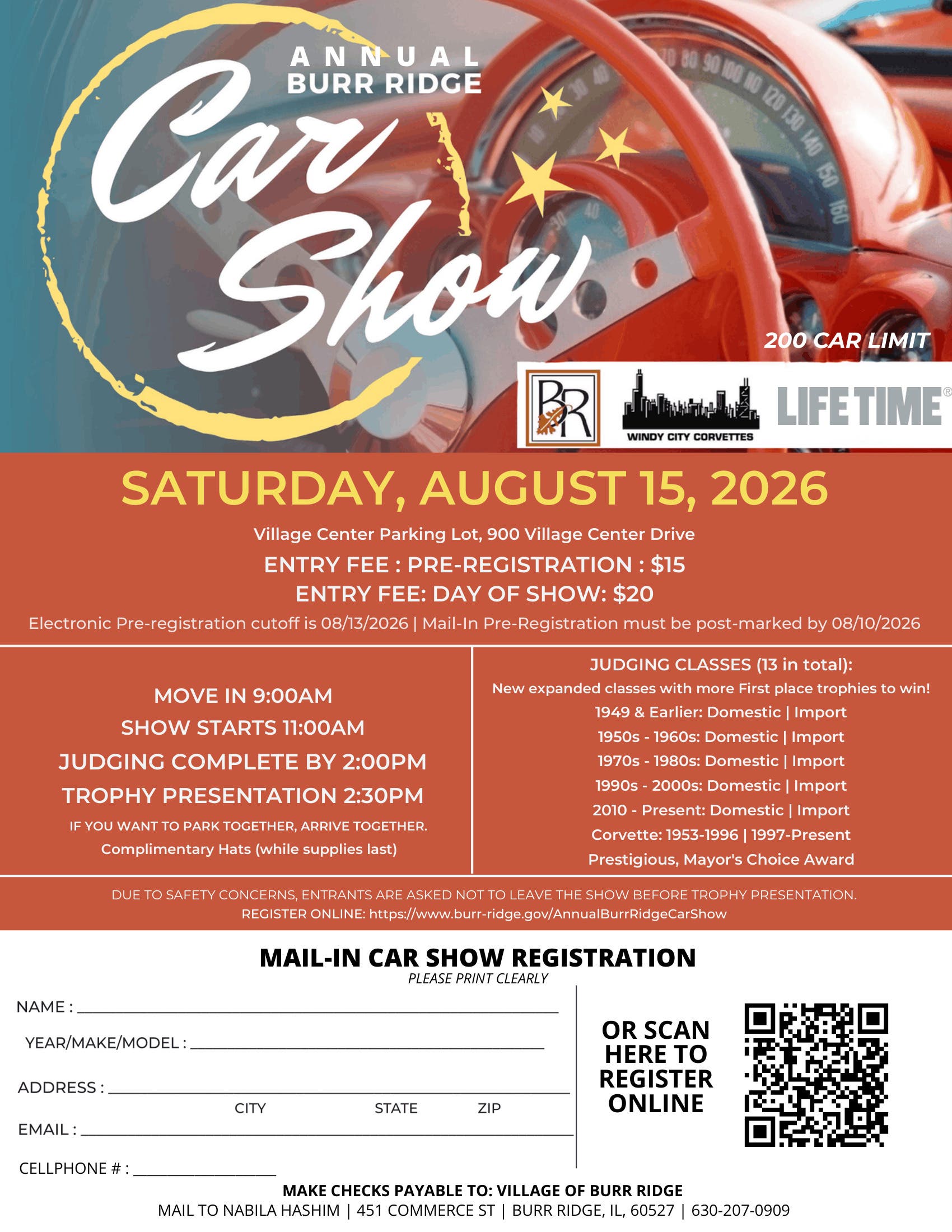 Annual Burr RIdge Car Show