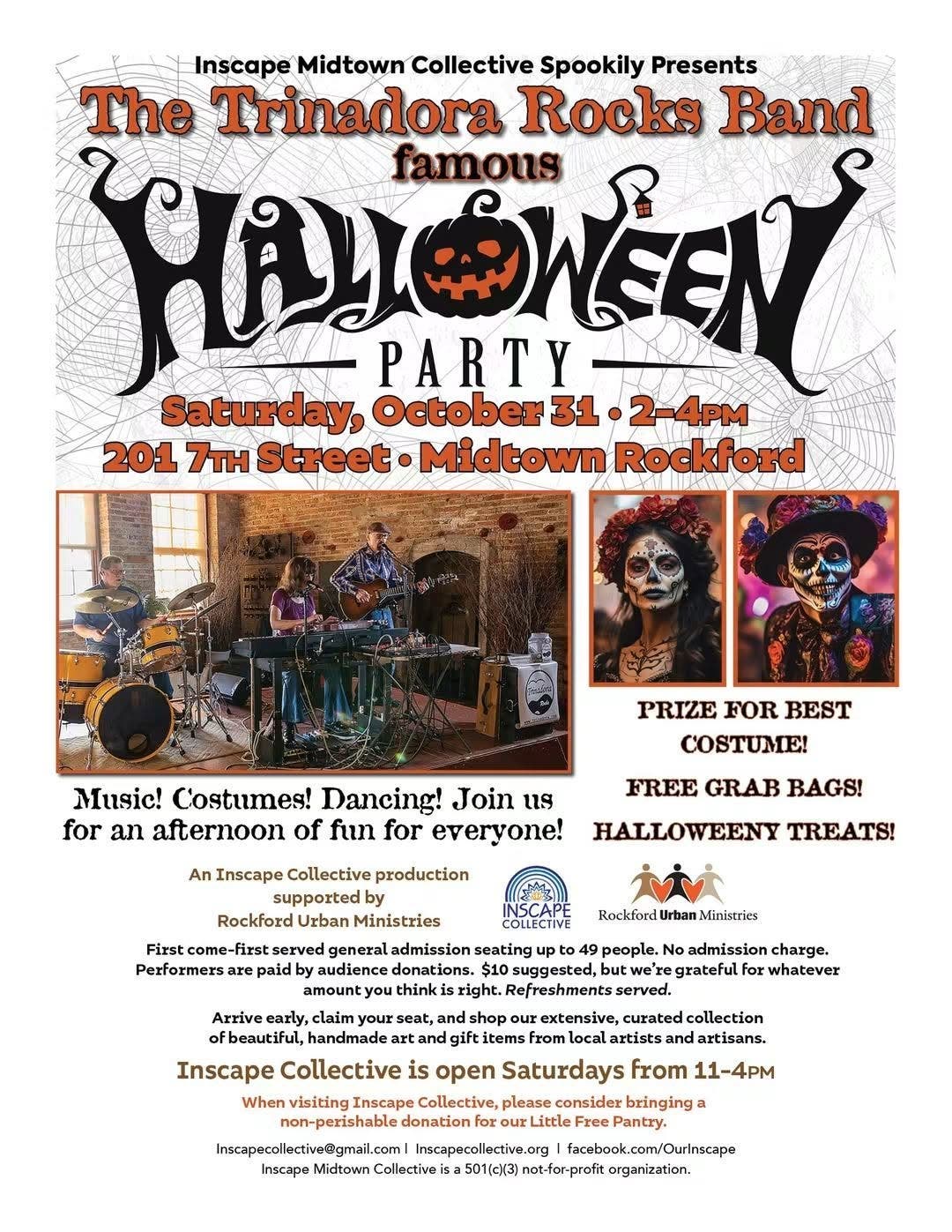 HALLOWEEN PARTY with Trinadora Rocks Band