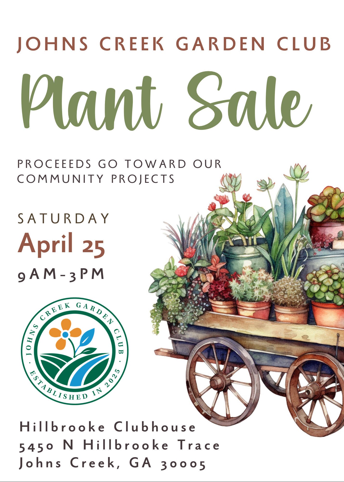 Johns Creek Garden Club Plant Sale