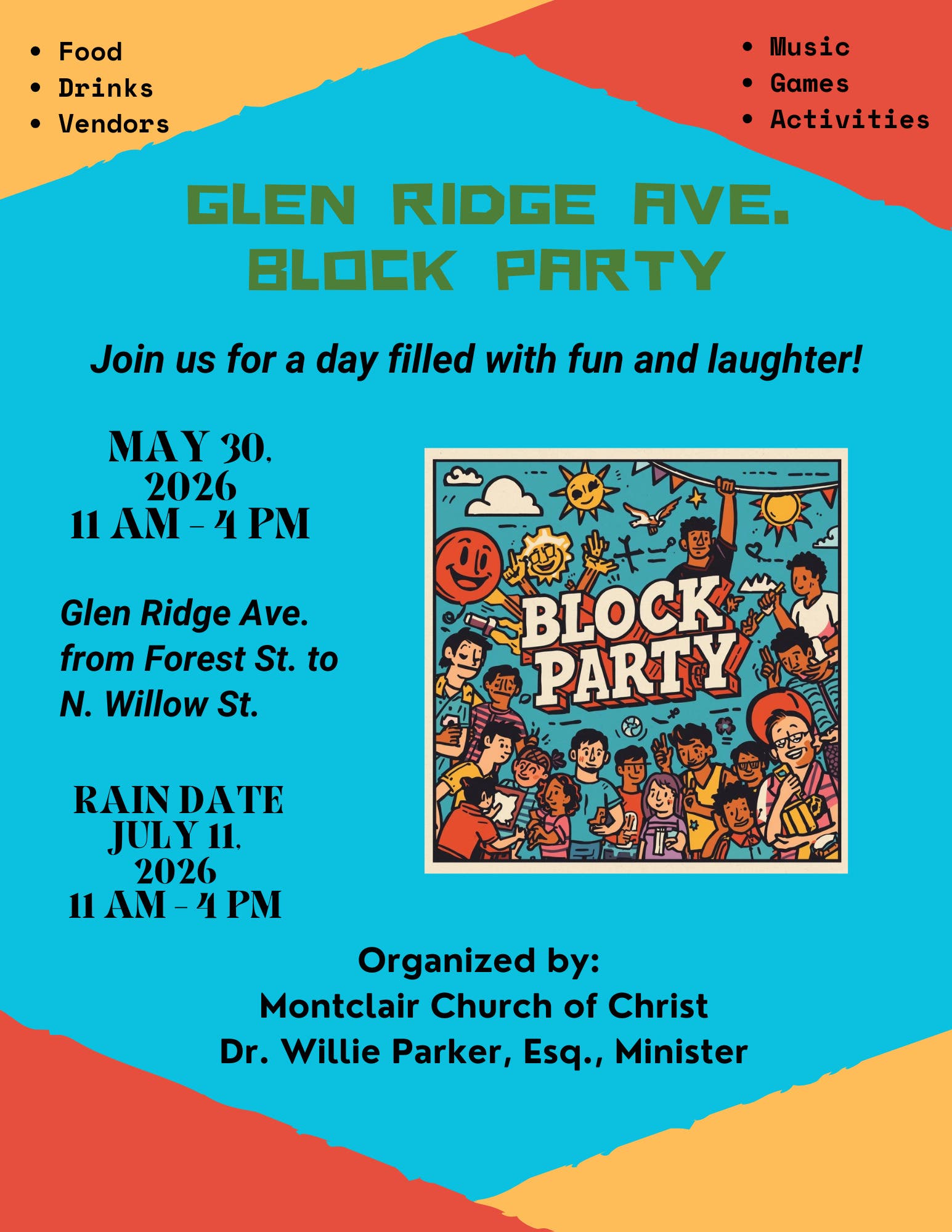 Glen Ridge Ave. Block Party
